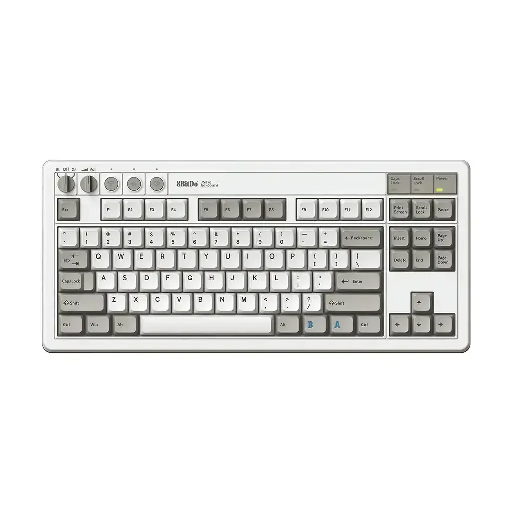 8BitDo - Retro Mechanical Keyboard 87 Keys - Klawiatura Mechaniczna 80% Bezprzewodowa Retro - Image 11