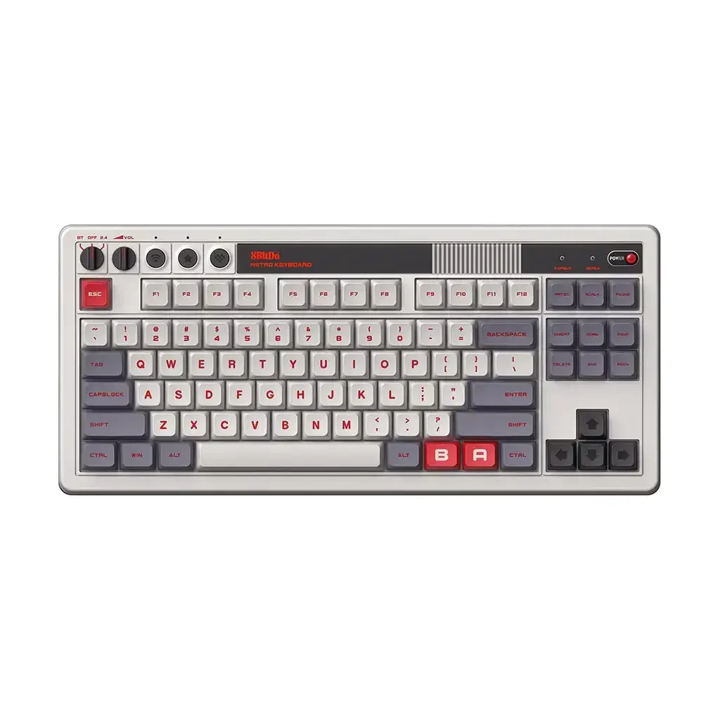 8BitDo - Retro Mechanical Keyboard 87 Keys - Klawiatura Mechaniczna 80% Bezprzewodowa Retro - Image 2