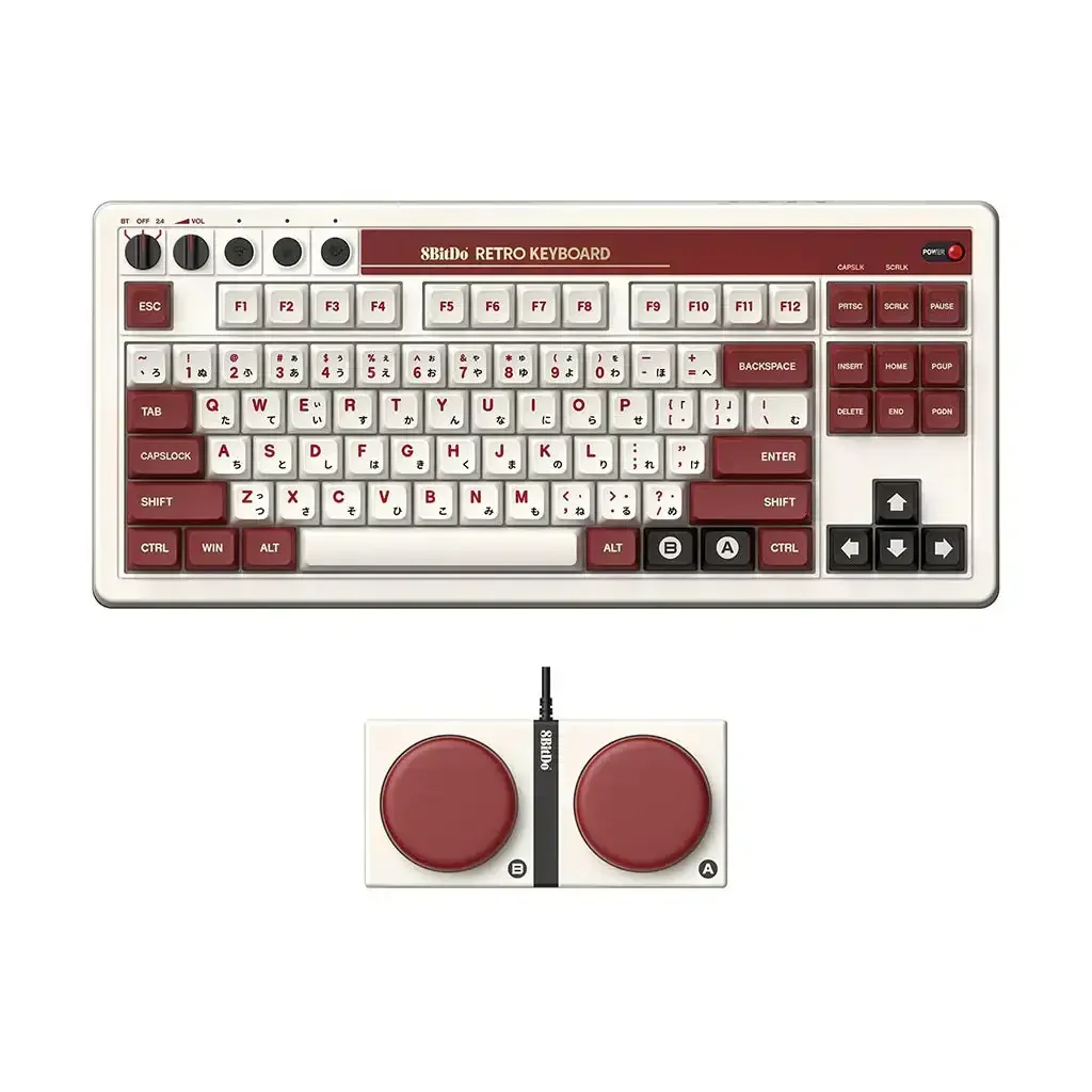8BitDo - Retro Mechanical Keyboard 87 Keys - Klawiatura Mechaniczna 80% Bezprzewodowa Retro - Image 5