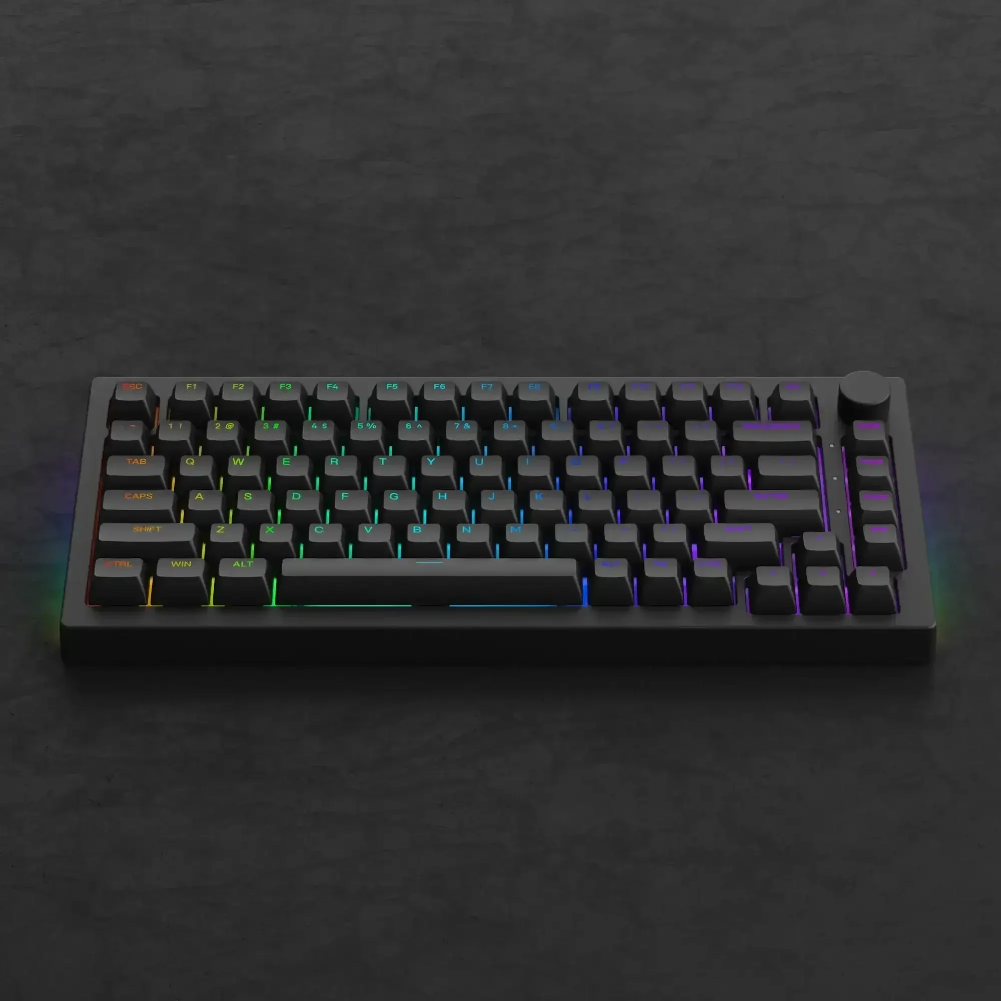 Akko - 5075B Plus Shine-Through Black Wireless Mechanical Keyboard - Image 6