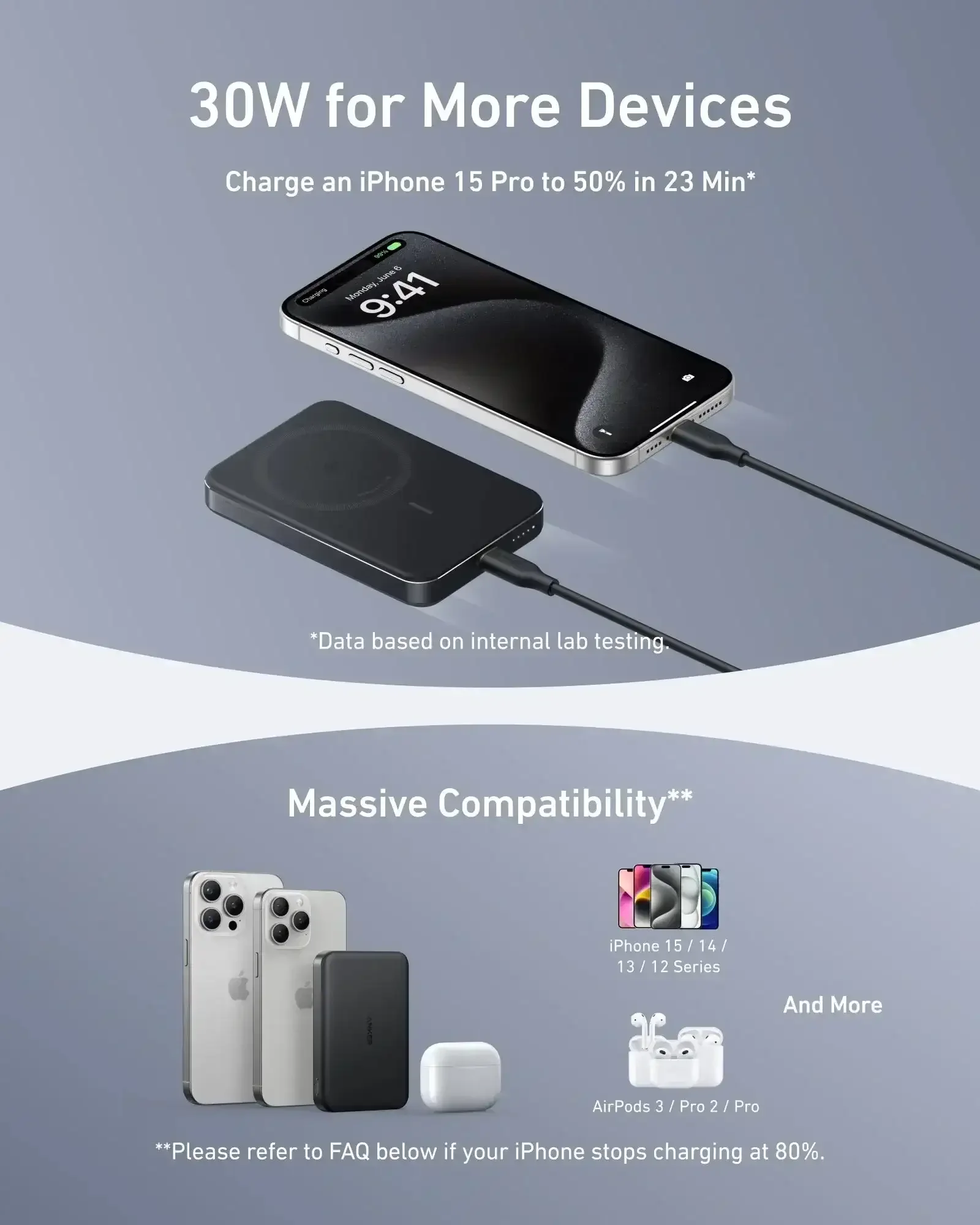 Anker - MagGo Power Bank (10K, Slim) - Slim Powerbank 10000 mAh - Image 7