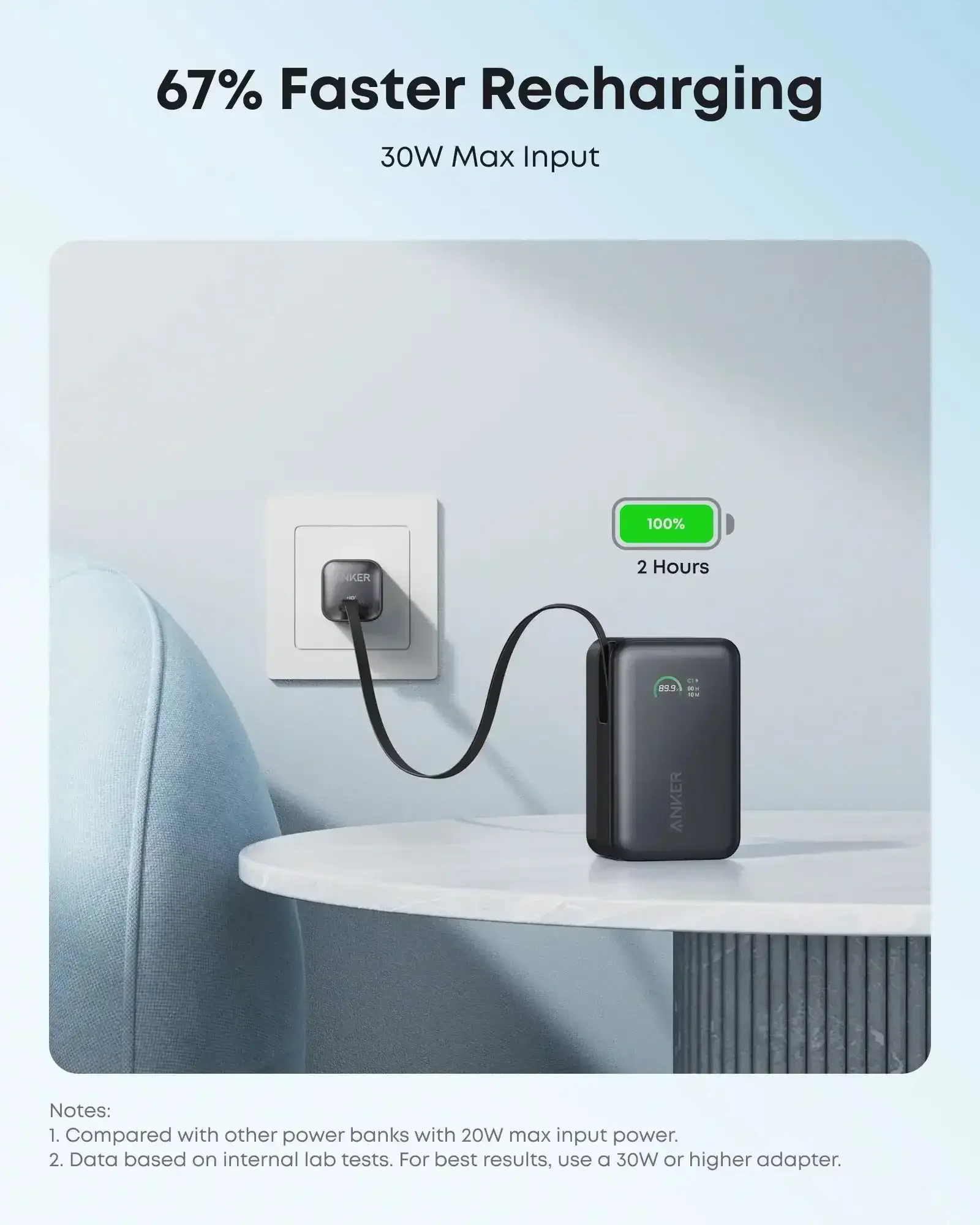Anker - Nano Power Bank (10K, 45W) - Powerbank 10000 mAh - Image 5