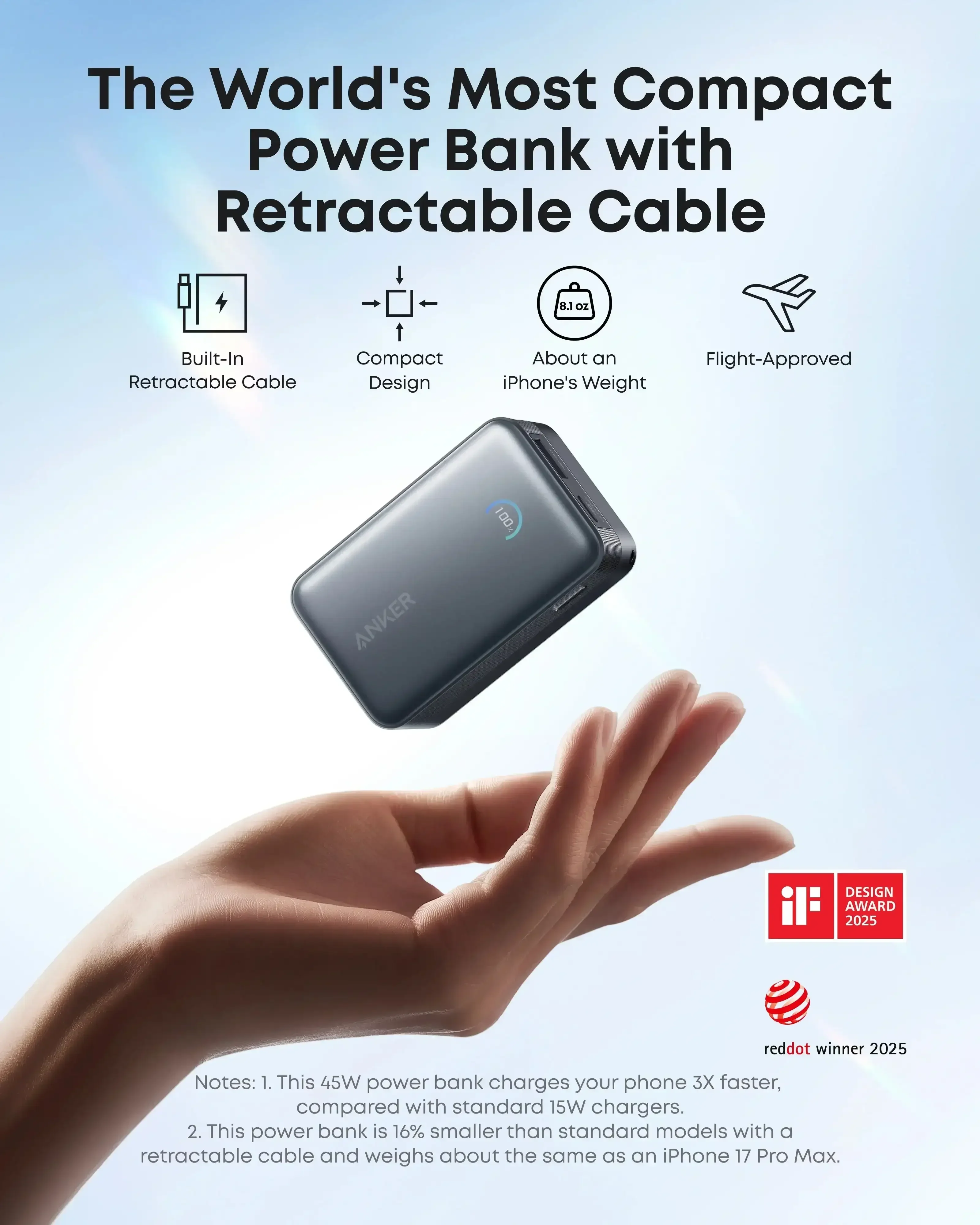 Anker - Nano Power Bank (10K, 45W) - Powerbank 10000 mAh - Image 7