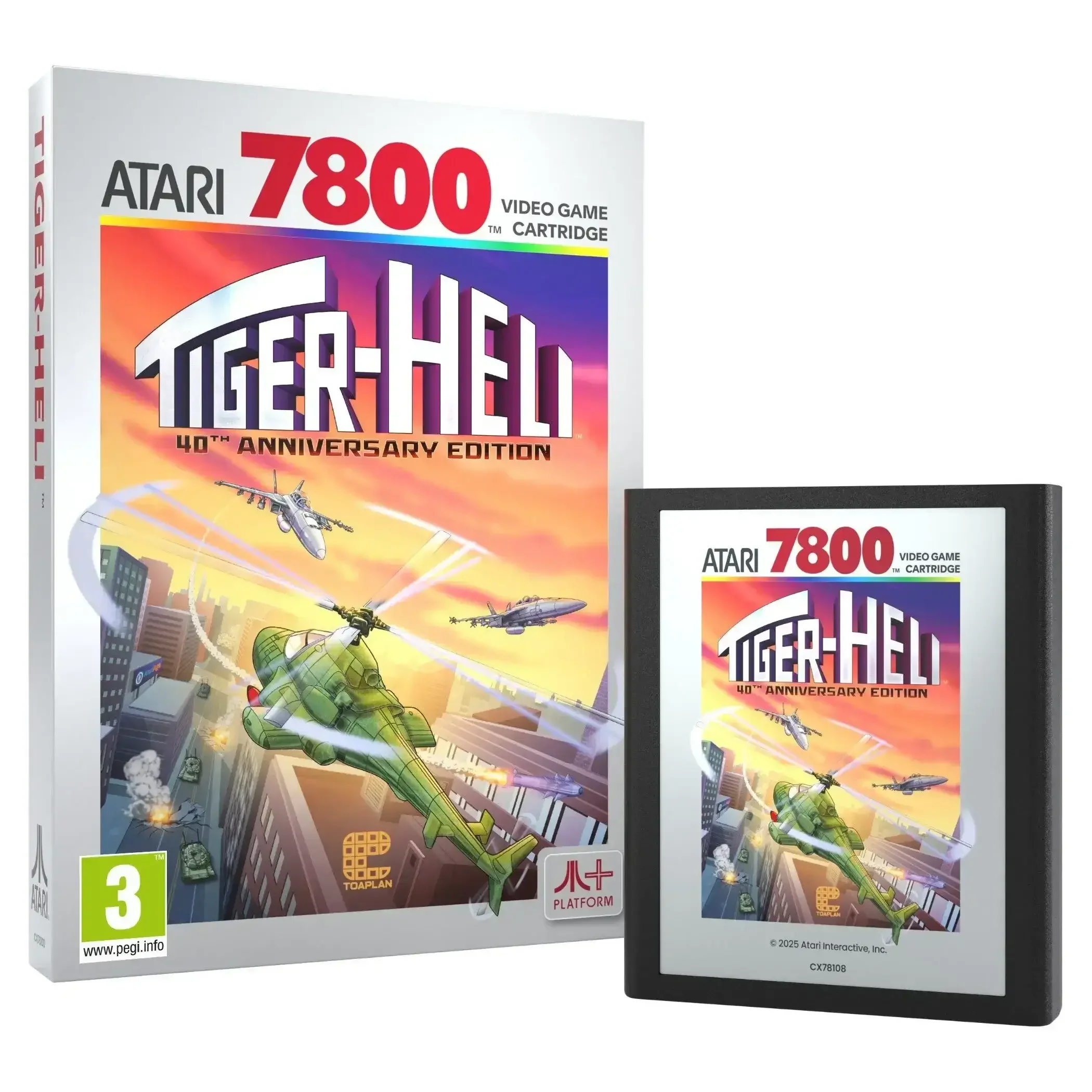 Atari - Tiger-Heli 7800 - Gra Na Konsolę Atari - Image 2