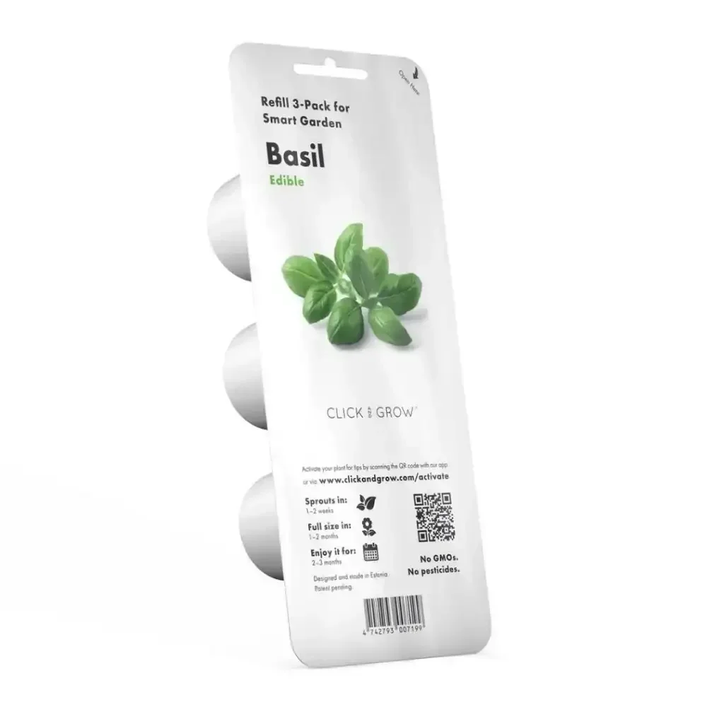 Click & Grow - Smart Garden Refill Basil - Starter do Uprawy z Nasionami - Bazylia - Image 2