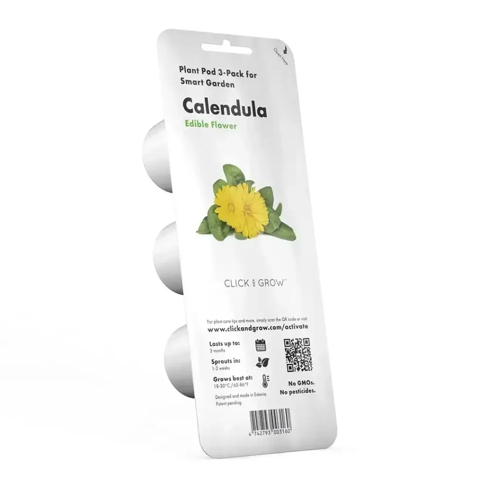 Click & Grow - Smart Garden Refill Calendula - Starter do Uprawy z Nasionami - Nagietek Lekarski - Image 2