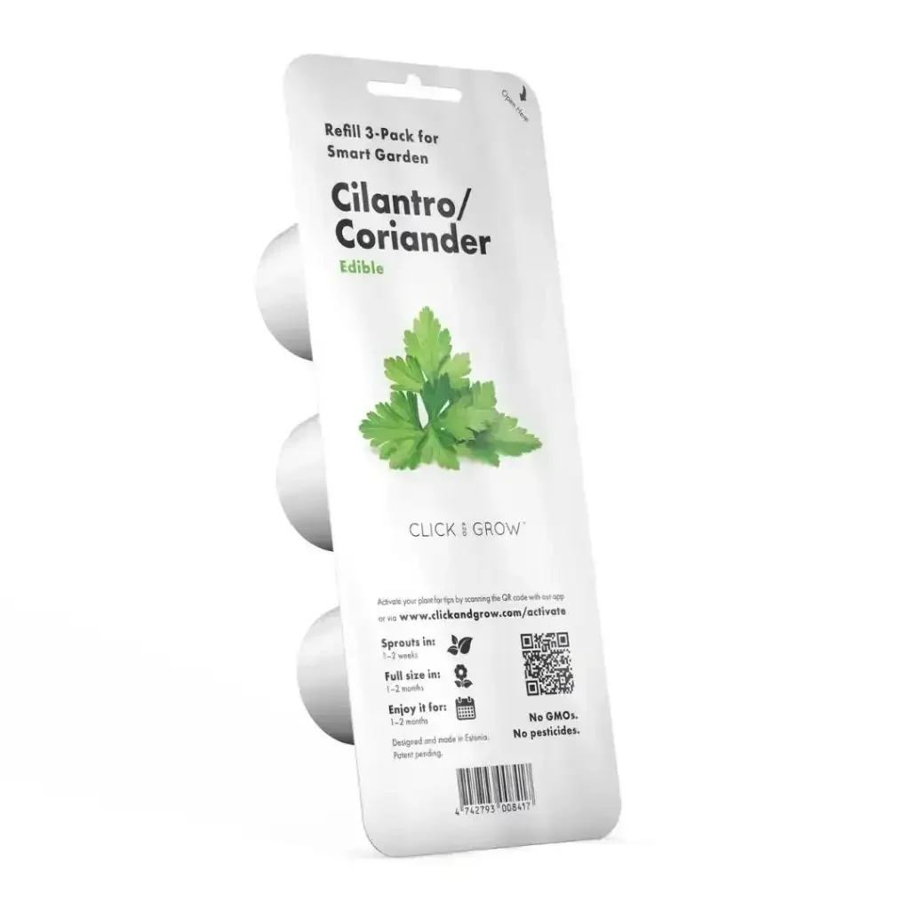 Click & Grow - Smart Garden Refill Cilantro (Coriander) - Starter do Uprawy z Nasionami - Kolendra Siewna - Image 2