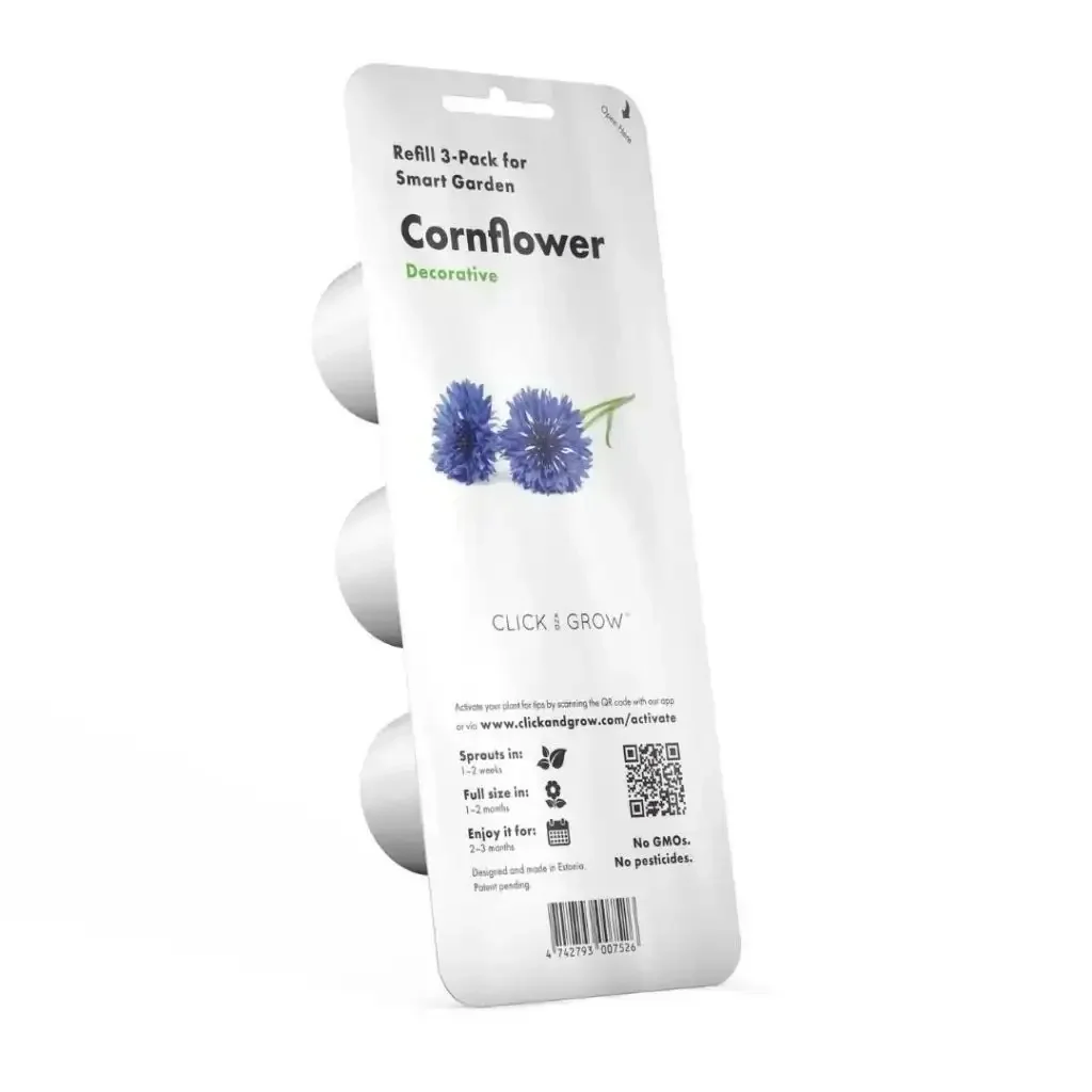Click & Grow - Smart Garden Refill Cornflower - Starter do Uprawy z Nasionami - Chaber Bławatek - Image 2