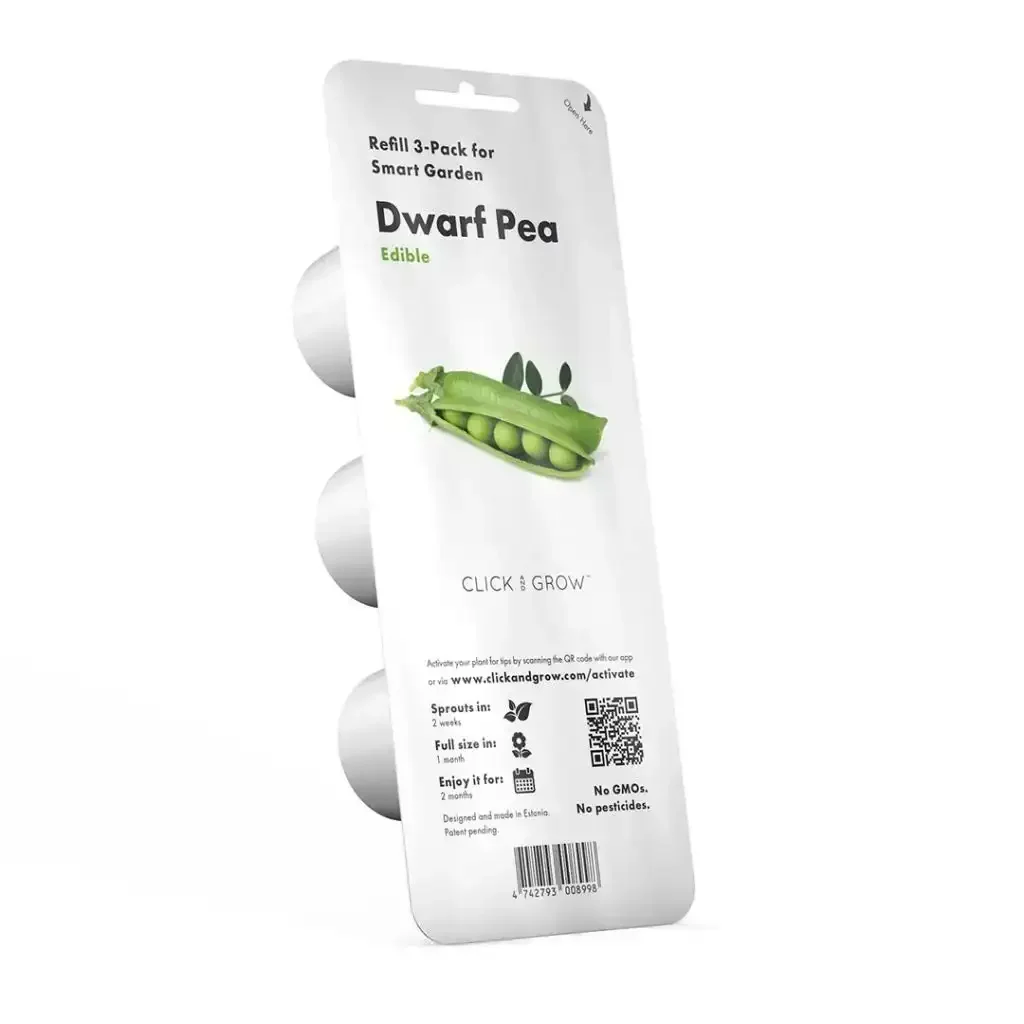 Click & Grow - Smart Garden Refill Dwarf Peas - Starter do Uprawy z Nasionami - Groch Karłowaty - Image 2