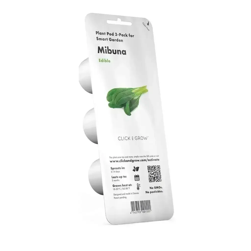 Click & Grow - Smart Garden Refill Mibuna - Starter do Uprawy z Nasionami - Kapusta Mizuna - Image 2