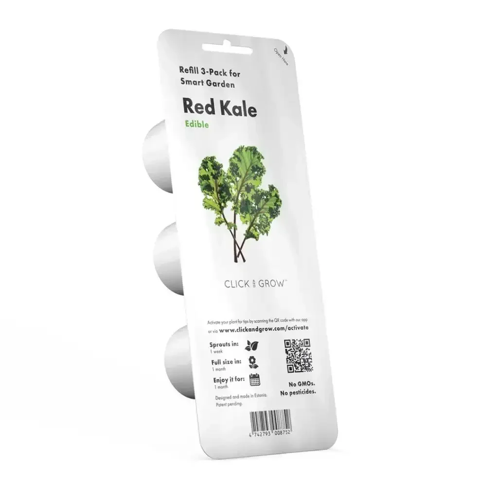 Click & Grow - Smart Garden Refill Red Kale - Starter do Uprawy z Nasionami - Czerwony Jarmuż - Image 2