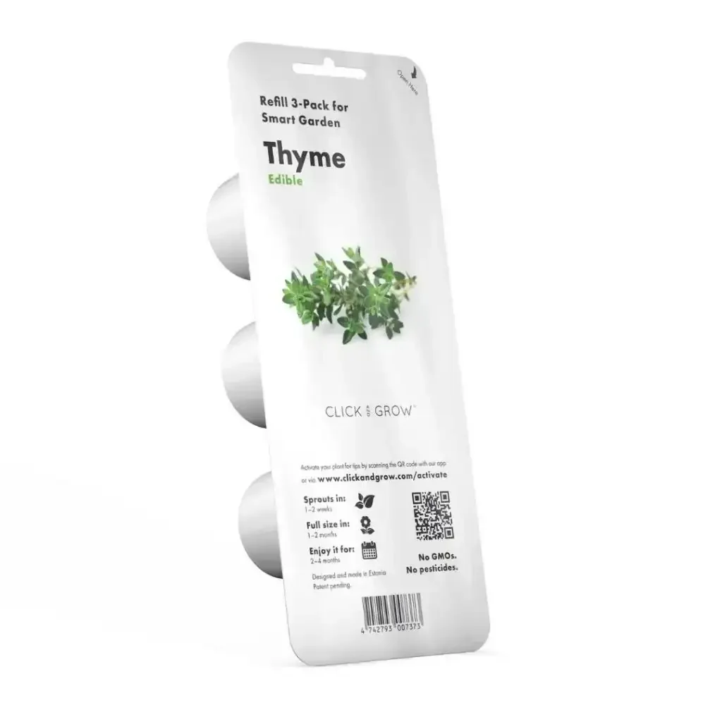 Click & Grow - Smart Garden Refill Thyme - Starter do Uprawy z Nasionami - Tymianek - Image 2