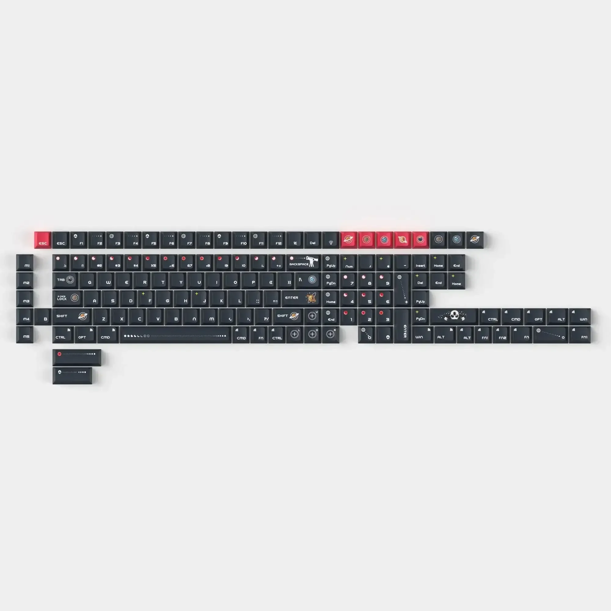 Keychron - Cosmic Galaxy - Cherry Profile Dye-Sub PBT Full Keycap Set - Image 3