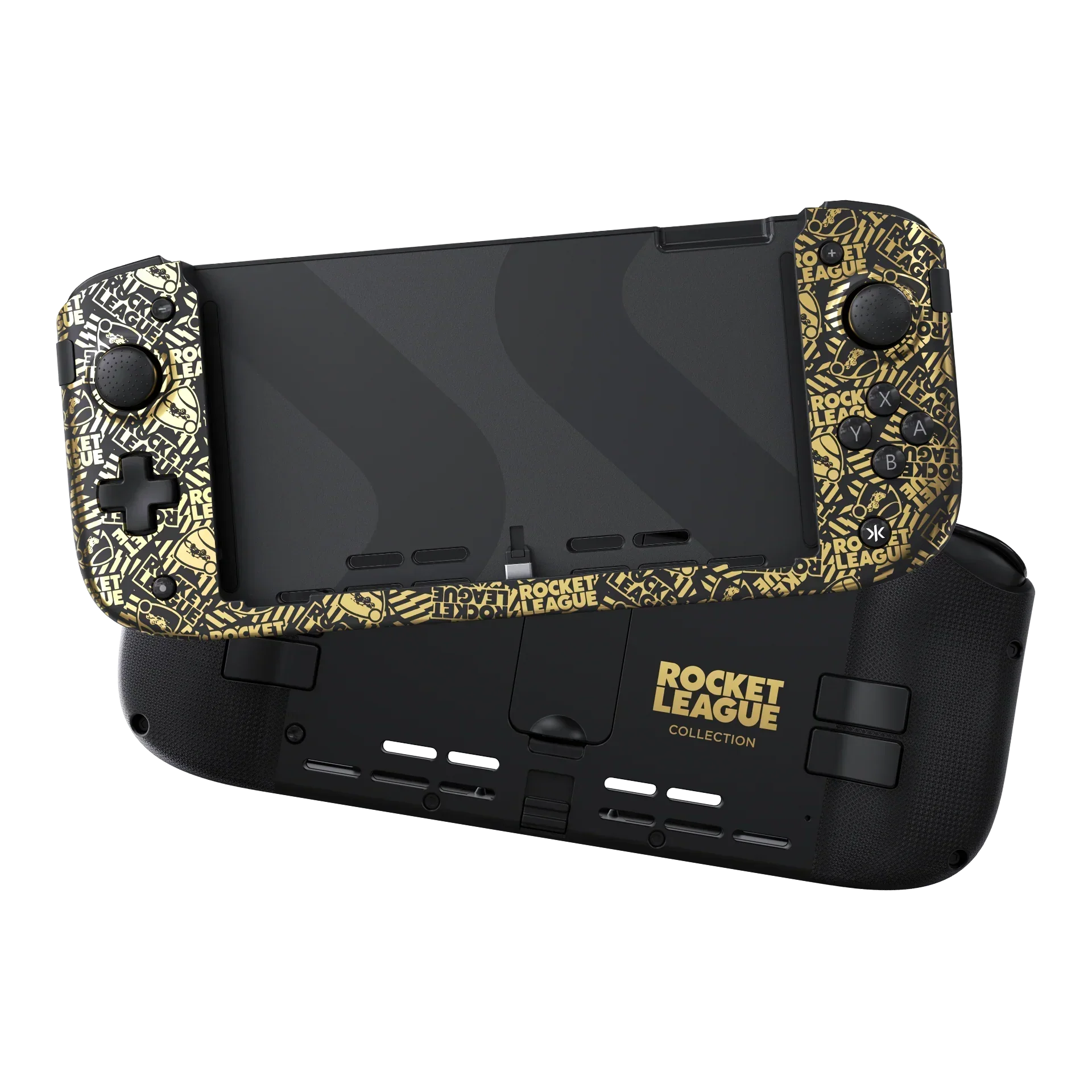 CRKD - Nitro Deck+ Rocket League Gold Edition with Carry Case - Kontroler Bezprzewodowy z Etui do Nintendo Switch - Image 3