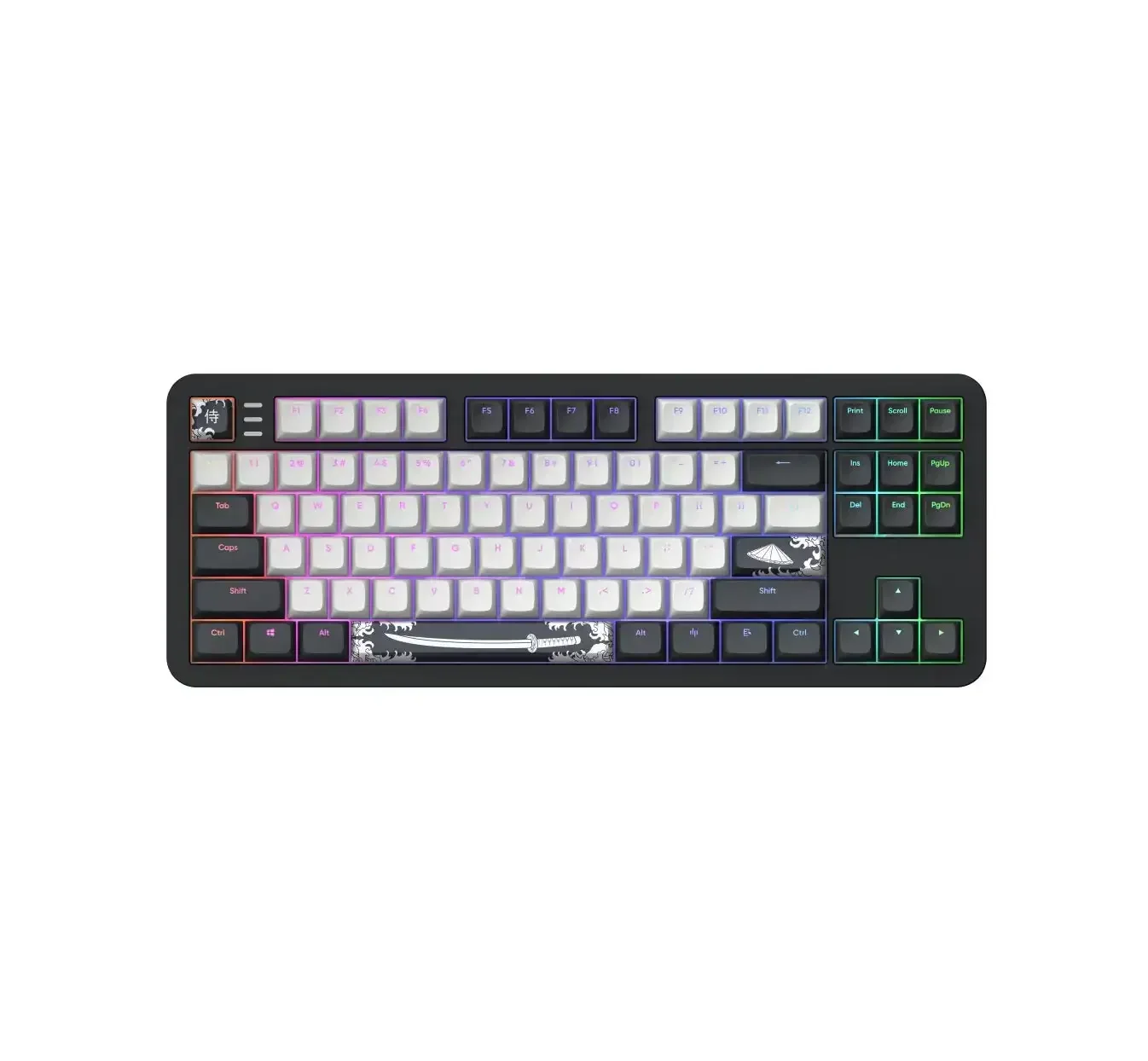 Dark Project - ALU87B Bushido Gaming Mechanical Keyboard - Gamingowa Klawiatura Mechaniczna - Image 4