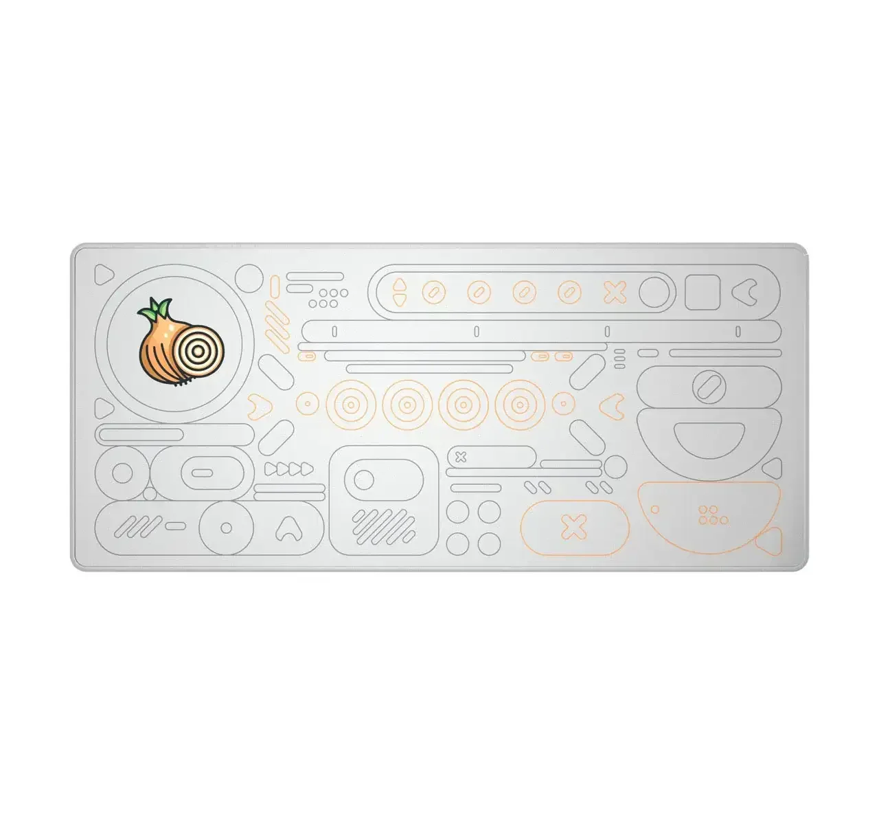 Dark Project - Onionite Pattern Mousepad XL - Gamingowa Mata na Biurko