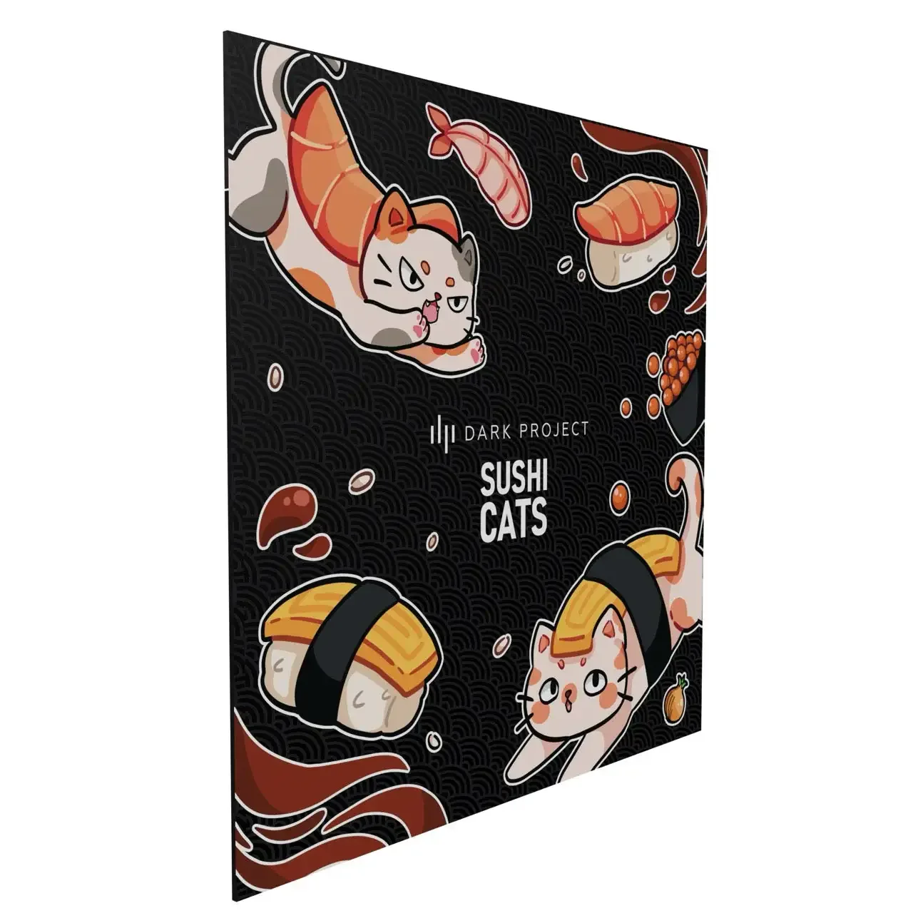 Dark Project - Sushi Cats Pro Mousepad L - Gamingowa Podkładka pod Myszkę - Image 5