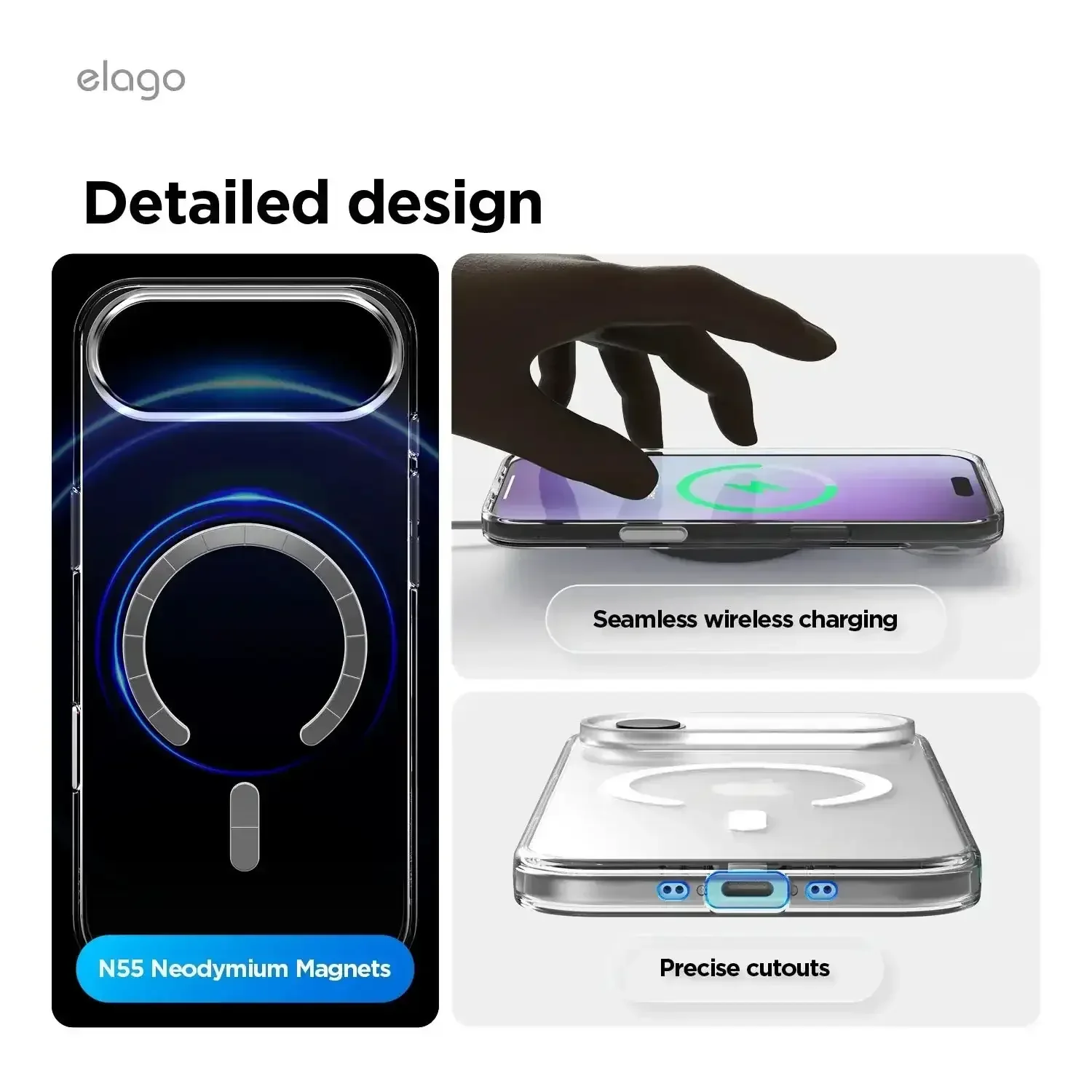 Elago – Cassette Tape 2 Monthly MagSafe do iPhone 17 / Pro / Pro Max / Air - Przezroczyste Etui do iPhone Kaseta - Image 14