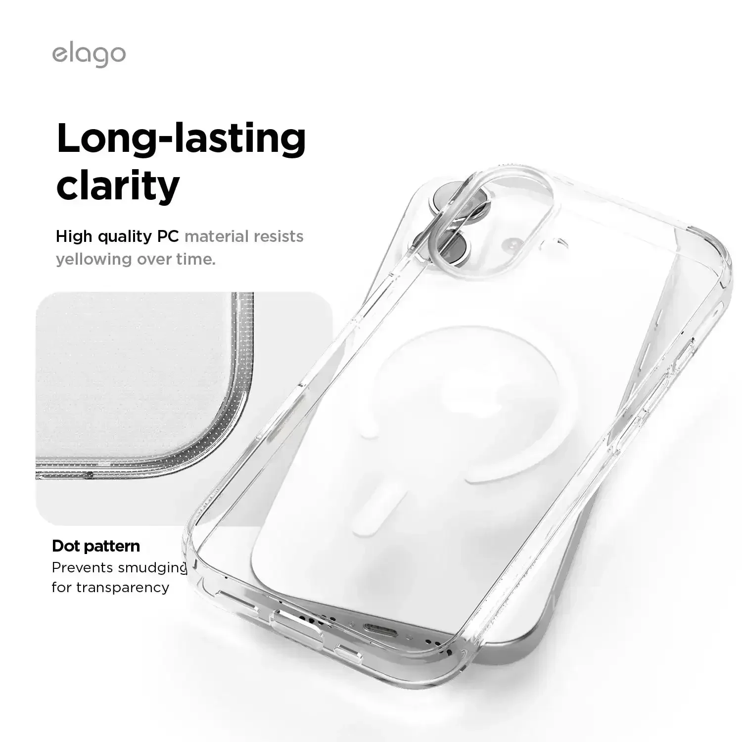 Elago – Cassette Tape 2 Monthly MagSafe do iPhone 17 / Pro / Pro Max / Air - Przezroczyste Etui do iPhone Kaseta - Image 6