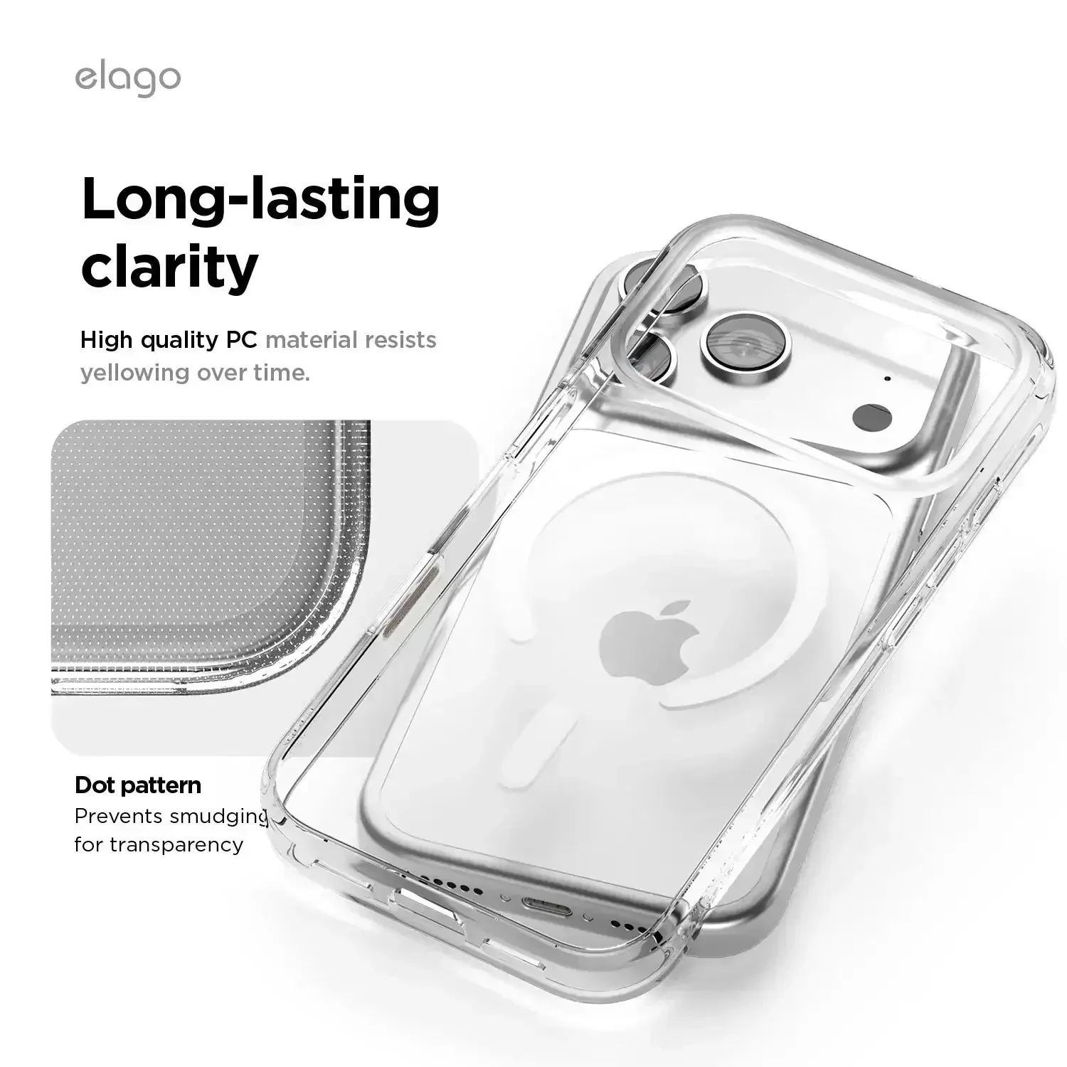 Elago – Cassette Tape 2 Monthly MagSafe do iPhone 17 / Pro / Pro Max / Air - Przezroczyste Etui do iPhone Kaseta - Image 7
