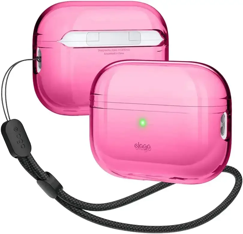 Elago - Clear Case with Nylon Lanyard for AirPods Pro 2 - Etui Przezroczyste na AirPods Pro 2 - Image 6