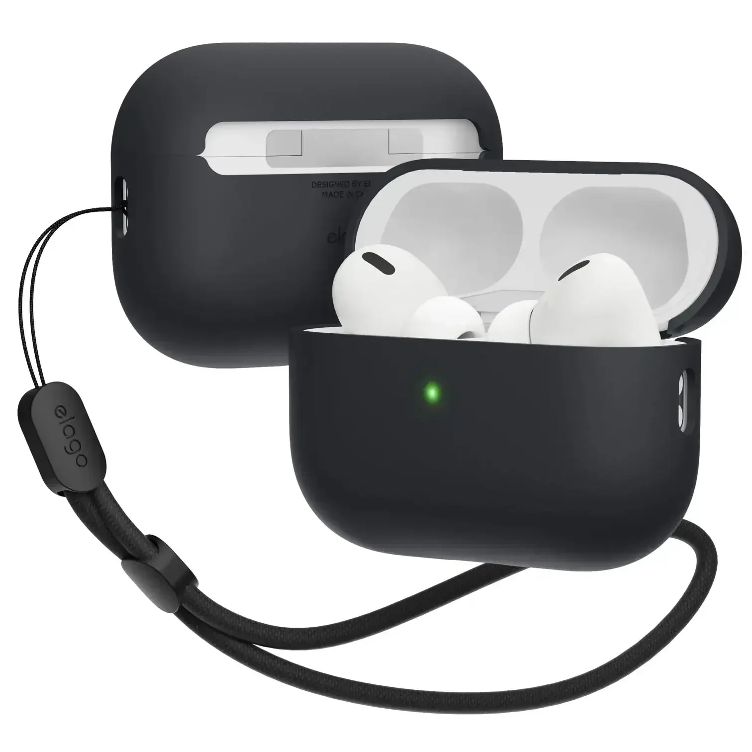 Elago - Liquid Hybrid Case with Nylon Lanyard for AirPods Pro 2 - Etui Silikonowe na AirPods Pro 2 - Image 2
