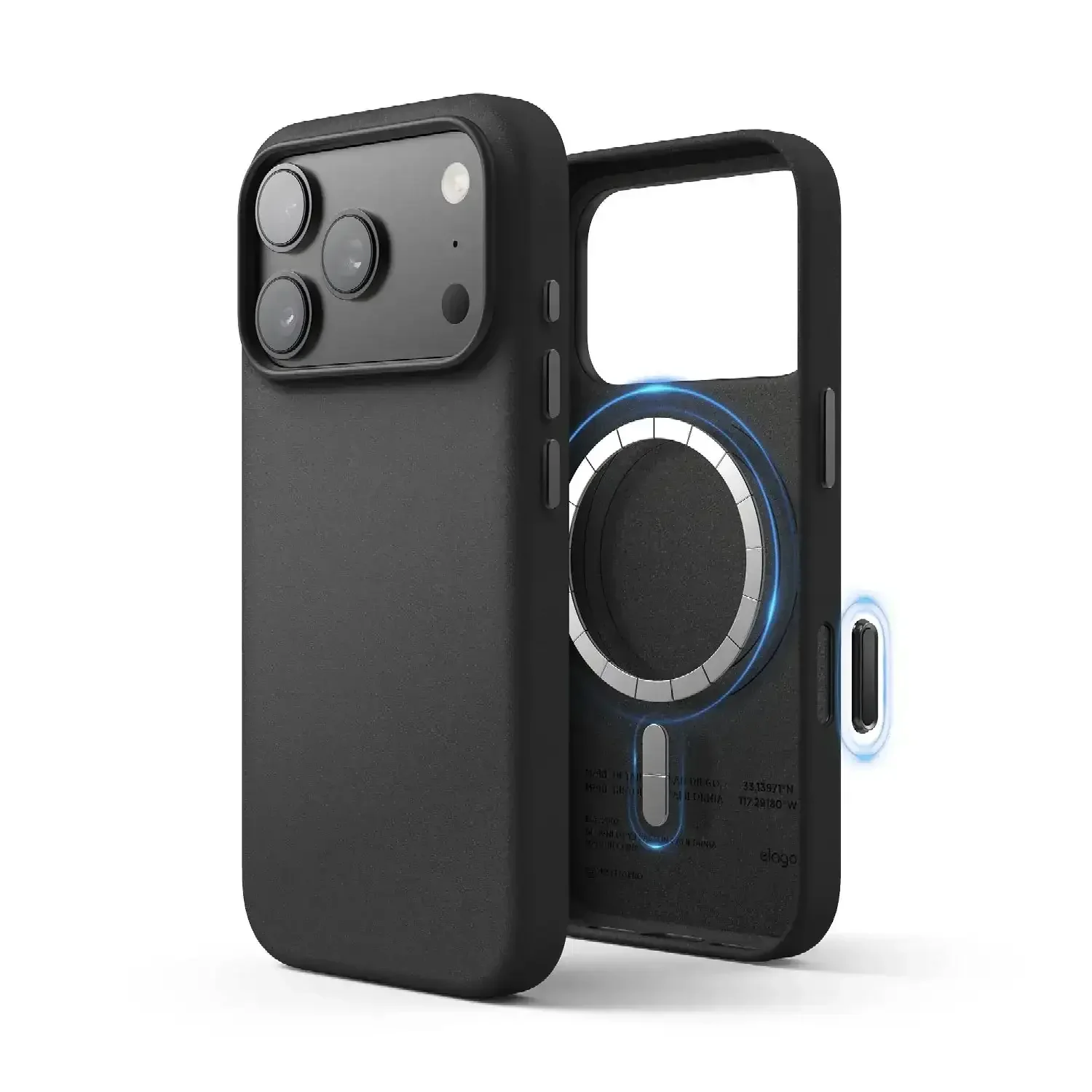 Elago - Magnetic Leather Case for iPhone 17 Pro / Pro Max - Skórzane Etui z MagSafe