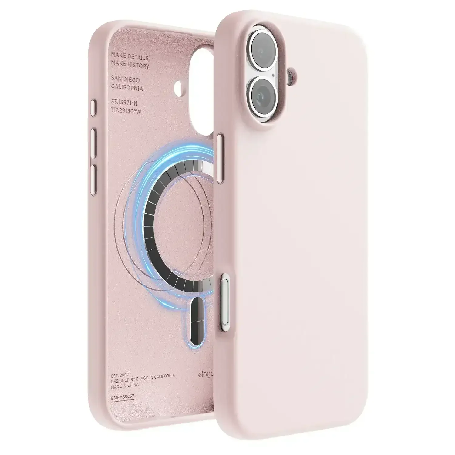 Elago - Magnetic Silicone Case for iPhone 16 / Plus / Pro / Pro Max  - Silikonowe Etui z MagSafe - Image 3