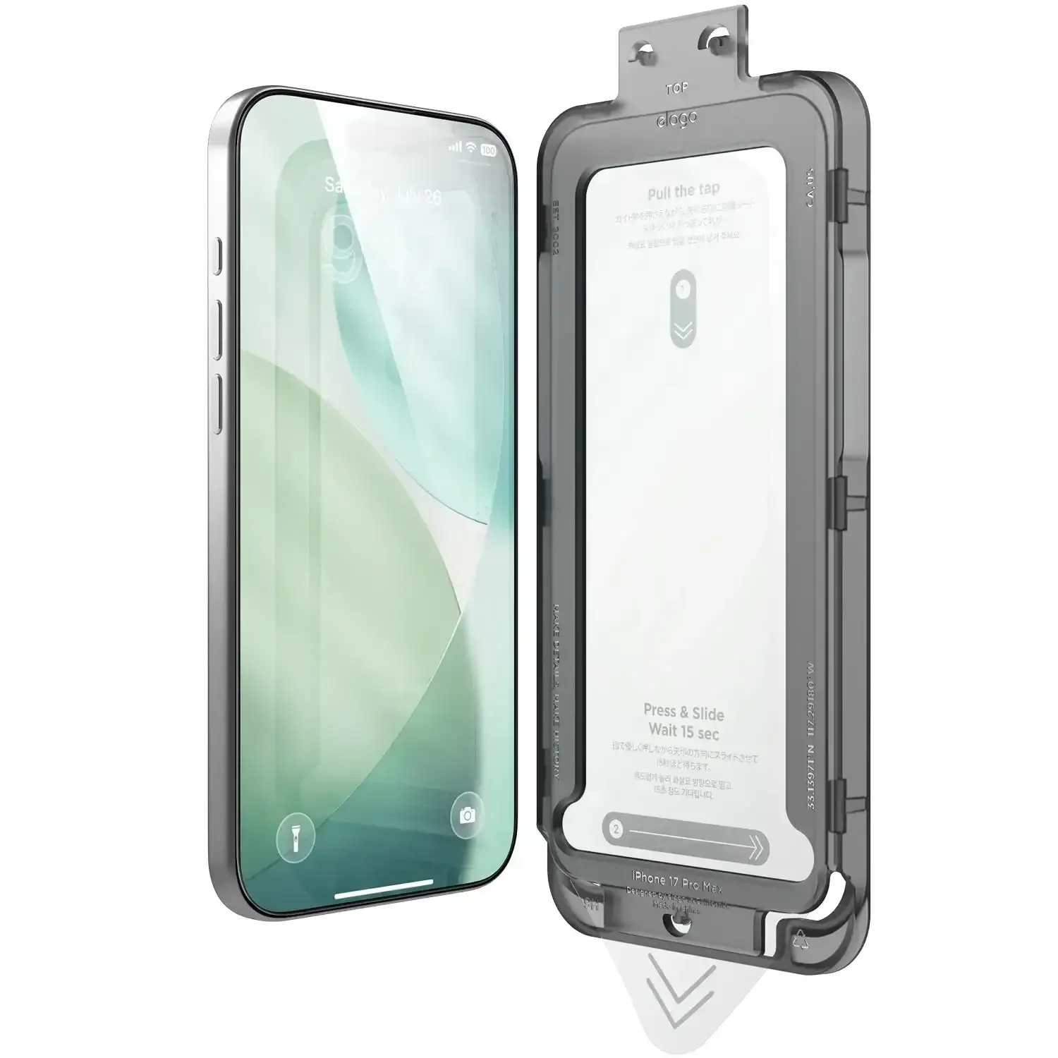 Elago - Tempered Glass Protector for iPhone 17 - Szkło Ochronne na Ekran - Image 4
