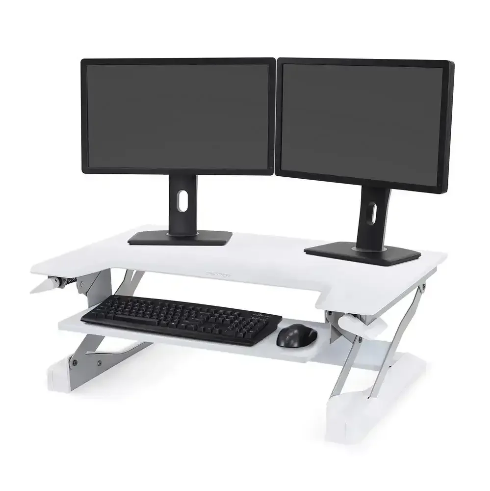 Ergotron - WorkFit-T - Sit-Stand Desktop Workstation - Medium Surface - Image 2