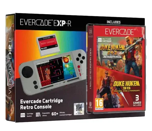 Evercade - EXP-R Retro Console + Duke Nukem Collection 1 - Przenośna Konsola Retro - Image 6