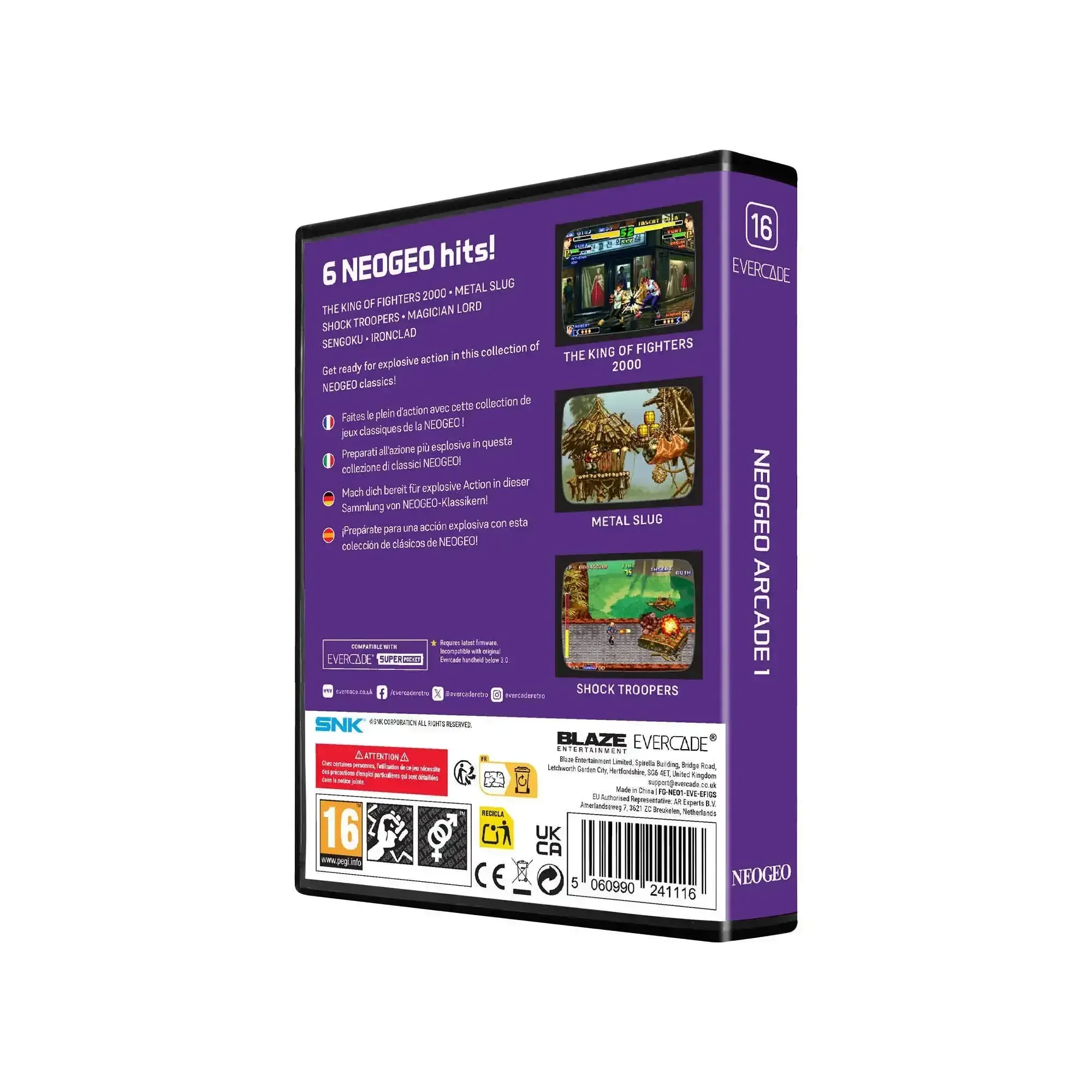 Evercade - NEOGEO Arcade 1 - Gra Retro na Konsolę Evercade - Image 2