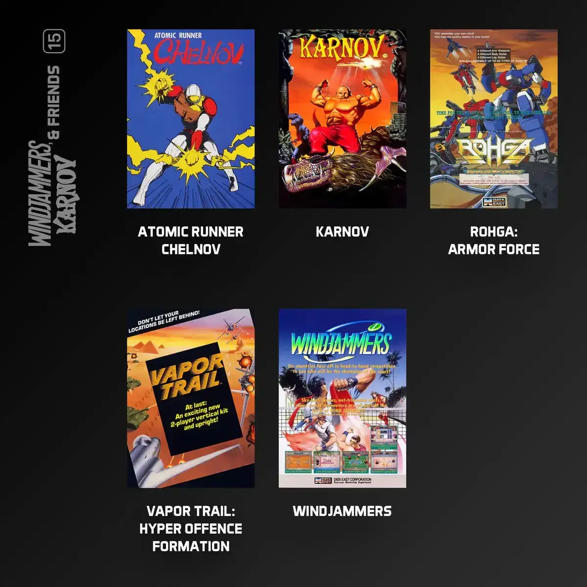 Evercade - Windjammers, Karnov & Friends - Zestaw Gier Retro - Image 3