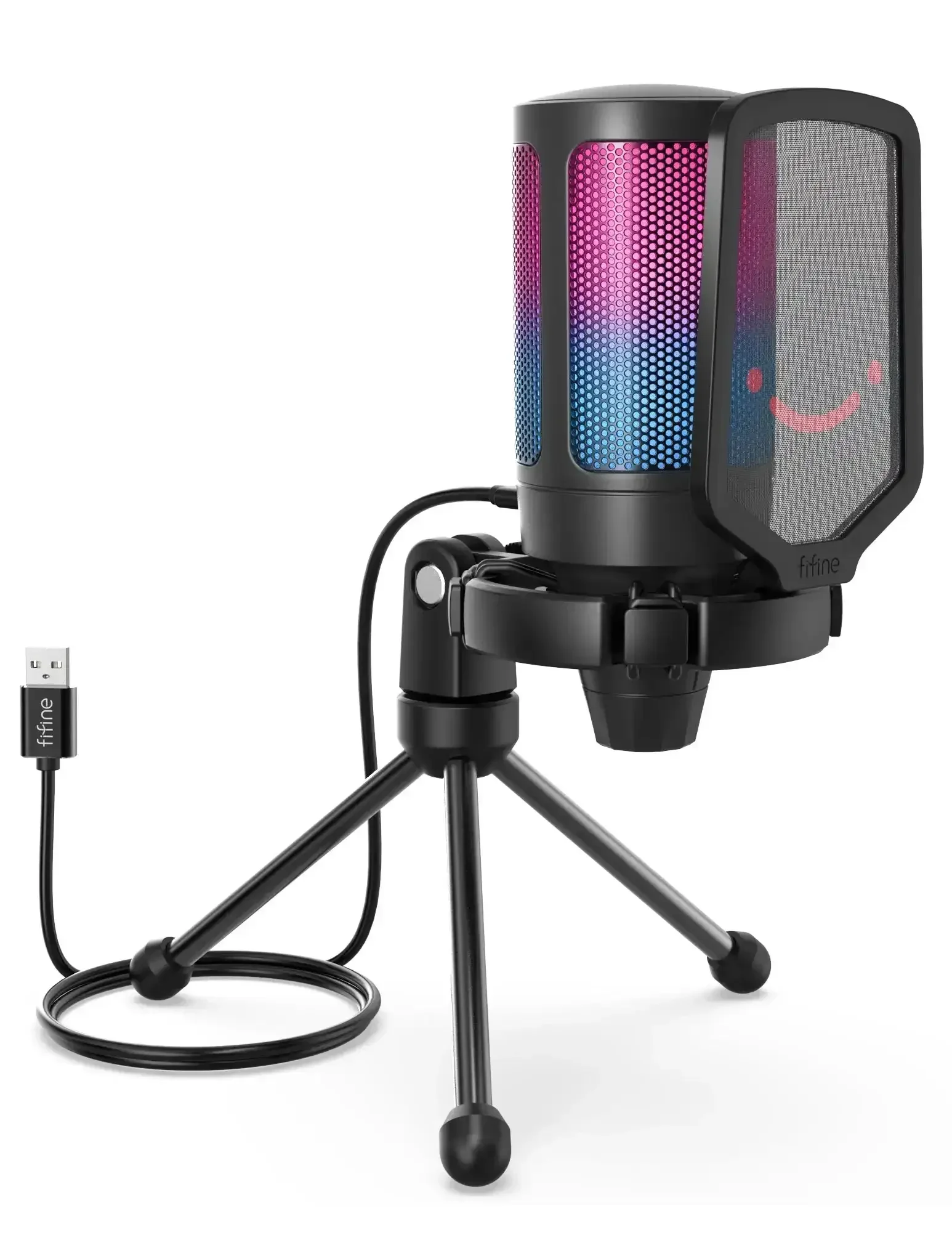 Fifine - AmpliGame - A6V Studio Condenser Microphone - Studyjny Mikrofon Pojemnościowy - Image 2