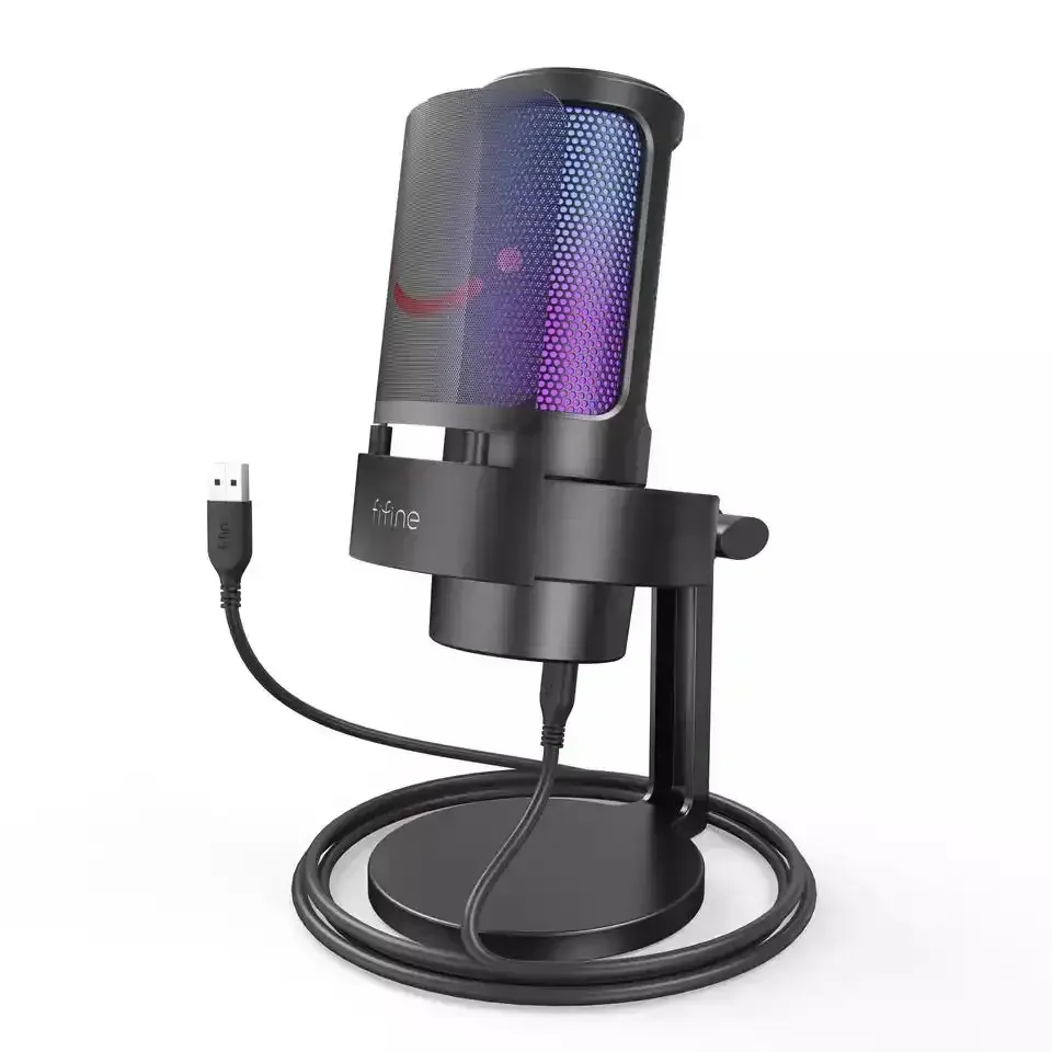 Fifine - AmpliGame - A8 Studio Condenser Microphone - Studyjny Mikrofon Pojemnościowy - Image 2