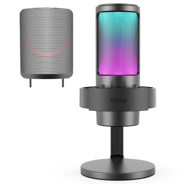 Fifine - AmpliGame - A8 Studio Condenser Microphone - Studyjny Mikrofon Pojemnościowy - Image 3