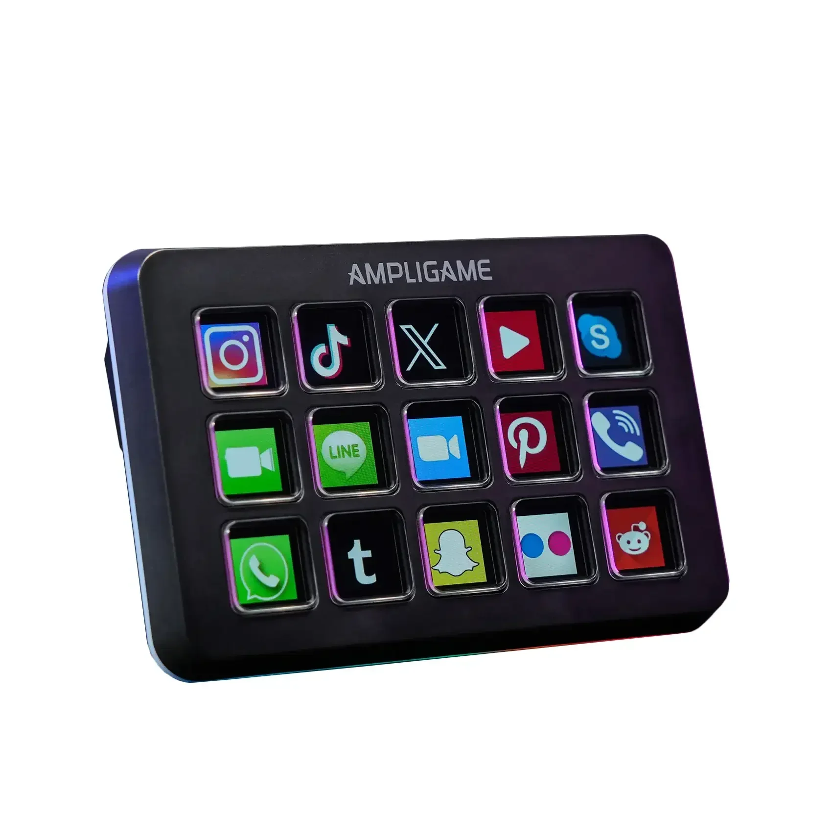 Fifine - AmpliGame - D6 Stream Controller Deck with RGB - Panel Streamingowy z RGB - Image 2
