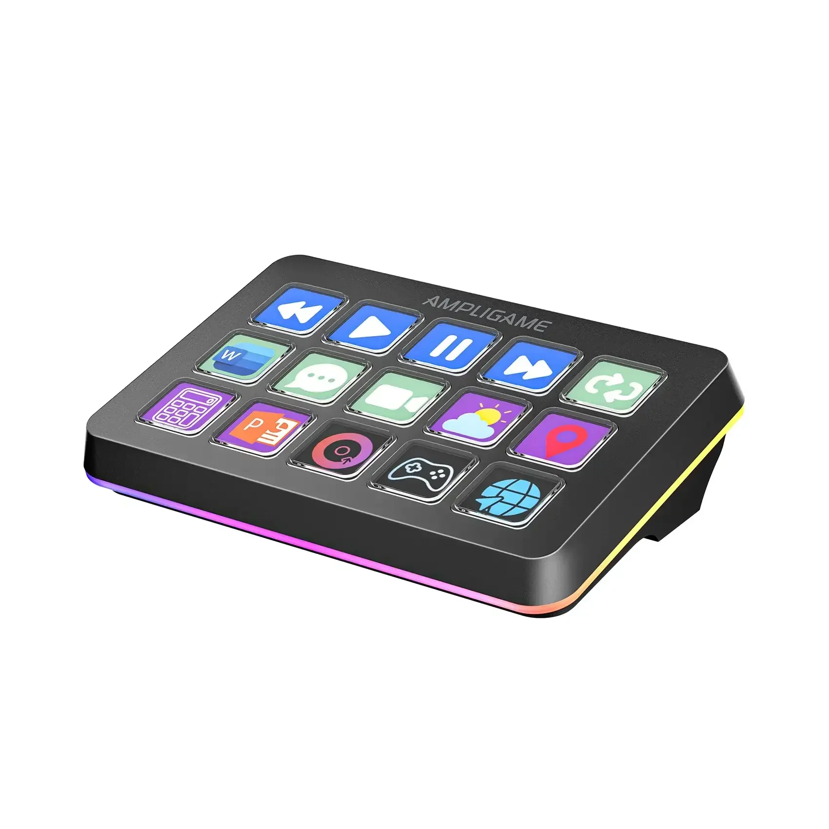 Fifine - AmpliGame - D6 Stream Controller Deck with RGB - Panel Streamingowy z RGB - Image 4