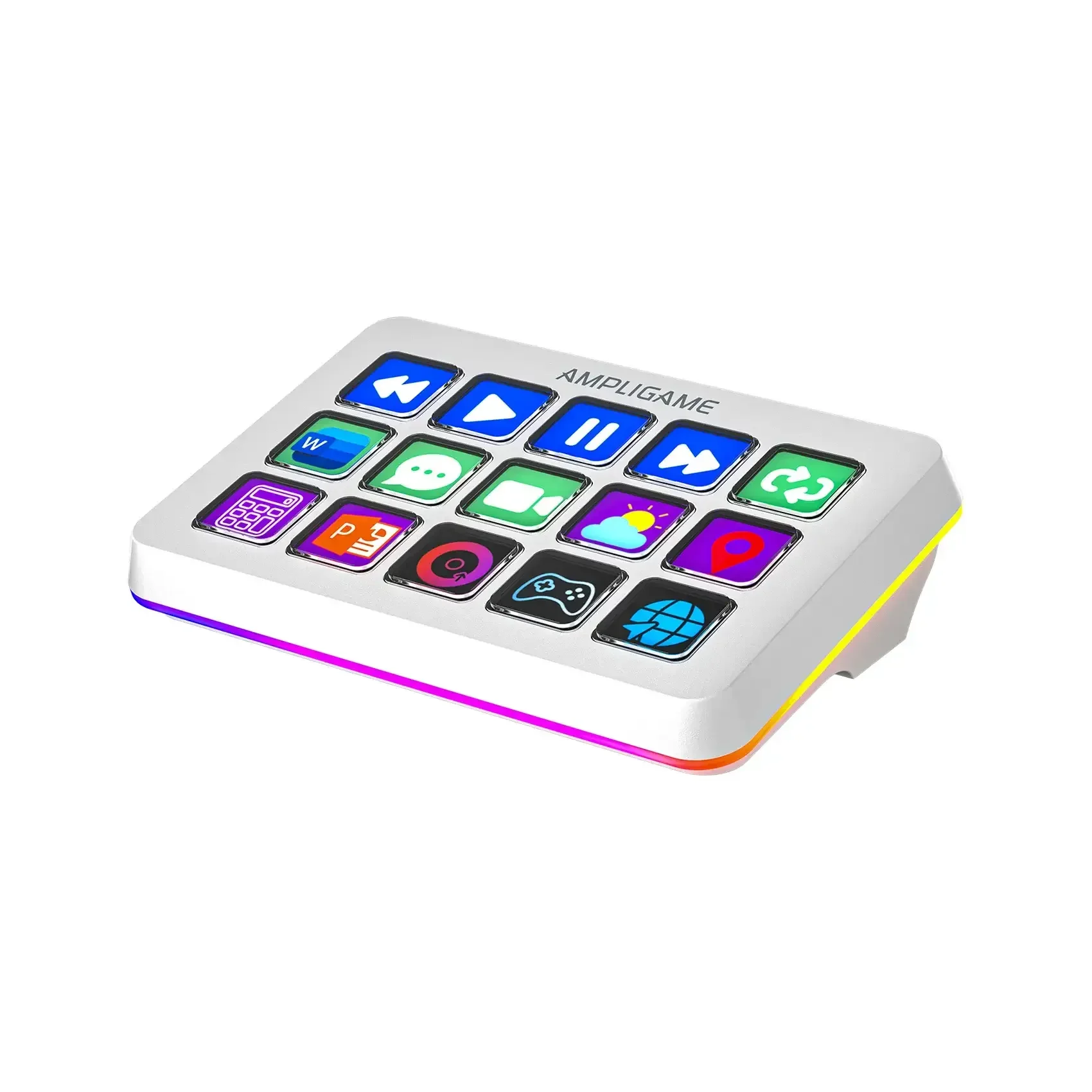 Fifine - AmpliGame - D6 Stream Controller Deck with RGB - Panel Streamingowy z RGB - Image 7