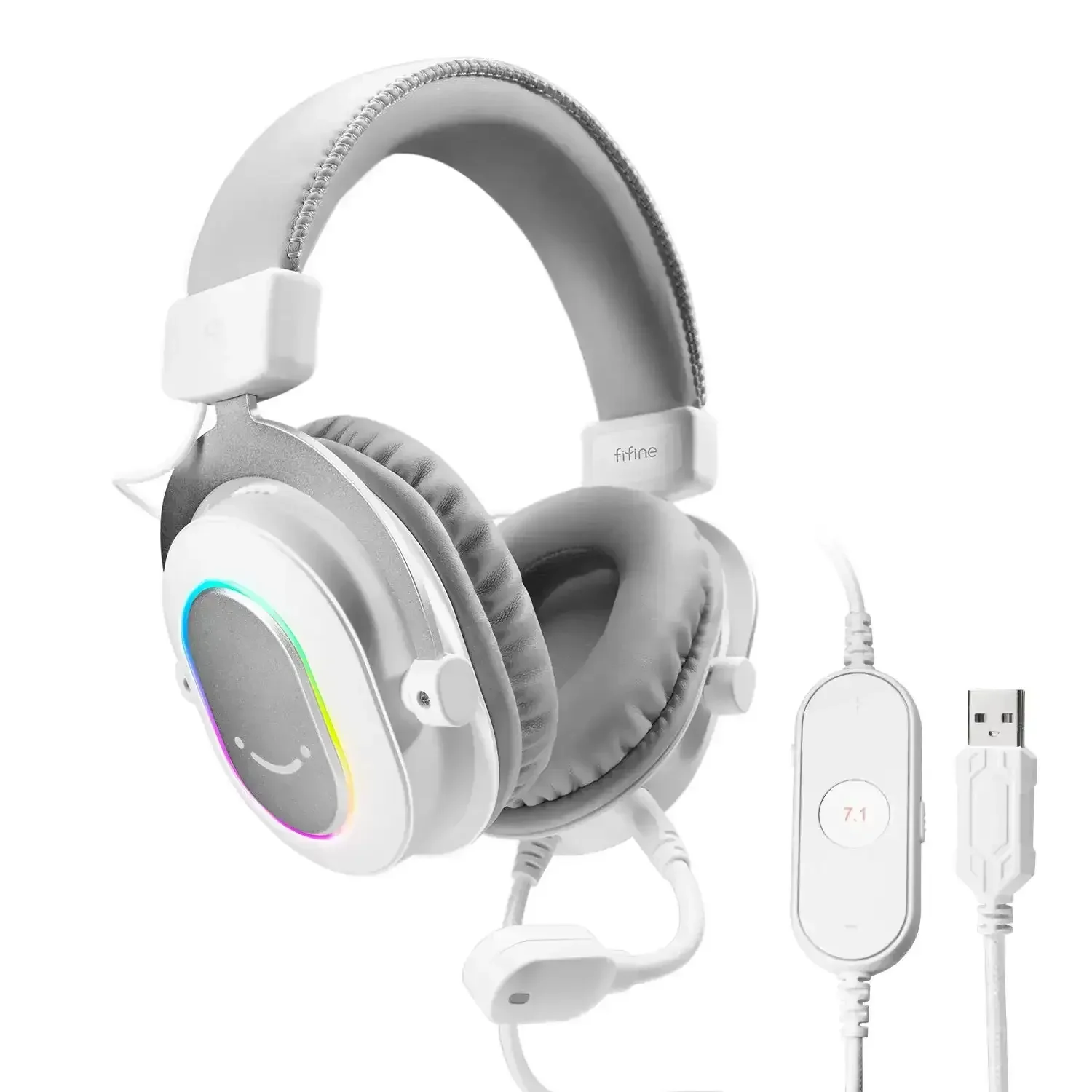 Fifine - AmpliGame - H6 Gaming Headset - Zestaw słuchawkowy USB dla Graczy - Image 5