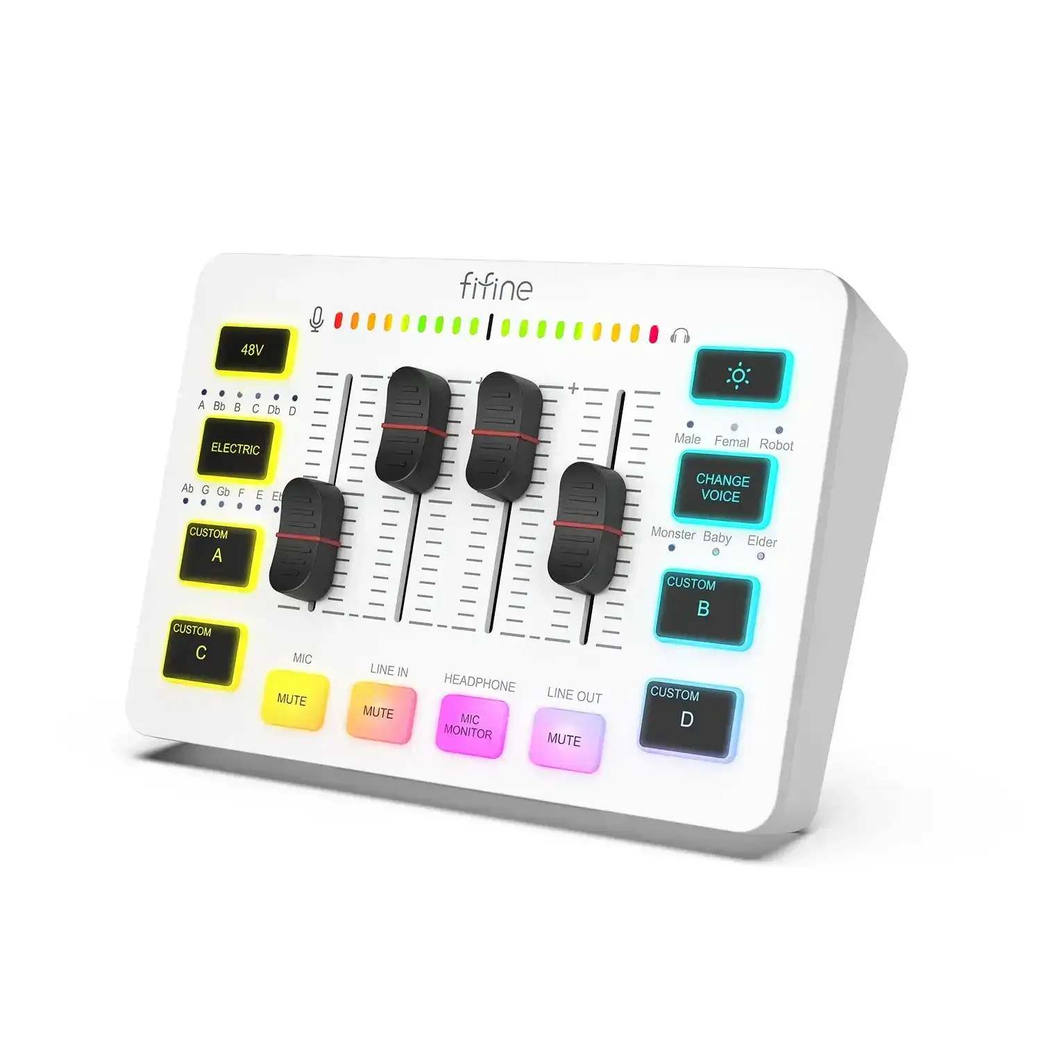 Fifine - AmpliGame - SC3 Audio Mixer - Mikser Audio - Image 4