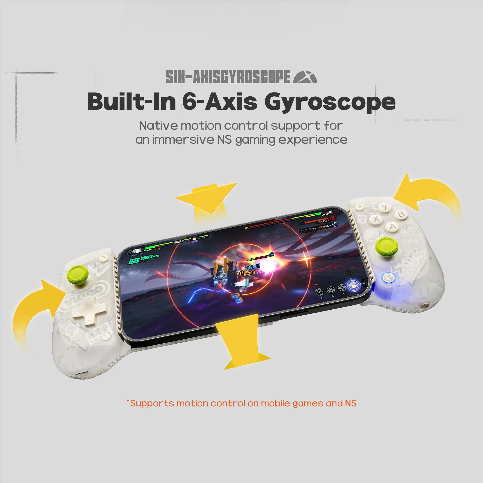 GameSir - X5s Zenless Zone Zero Edition Wireless Mobile Controller - Bezprzewodowy Kontroler do Gier Mobilnych - Image 8