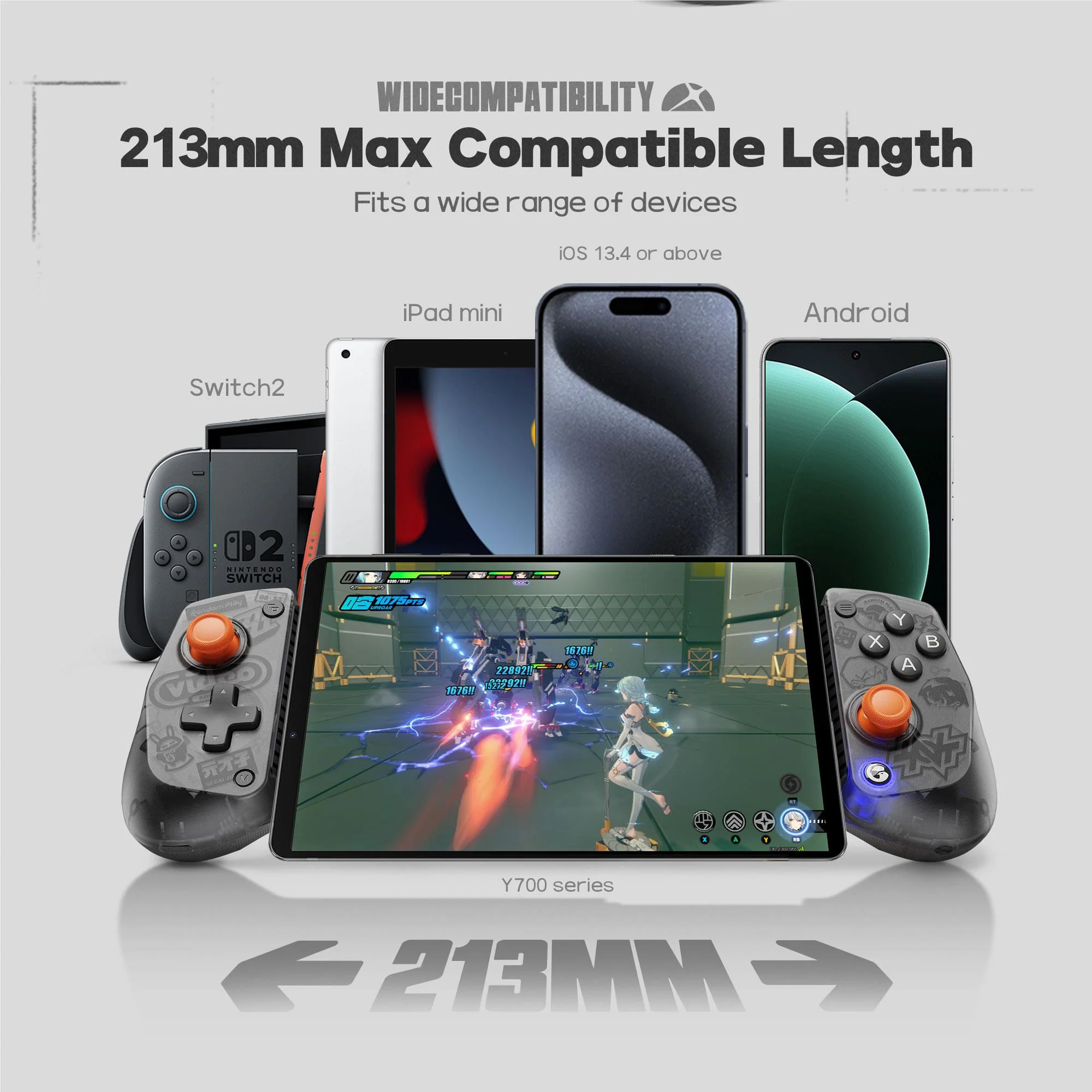 GameSir - X5s Zenless Zone Zero Edition Wireless Mobile Controller - Bezprzewodowy Kontroler do Gier Mobilnych - Image 9