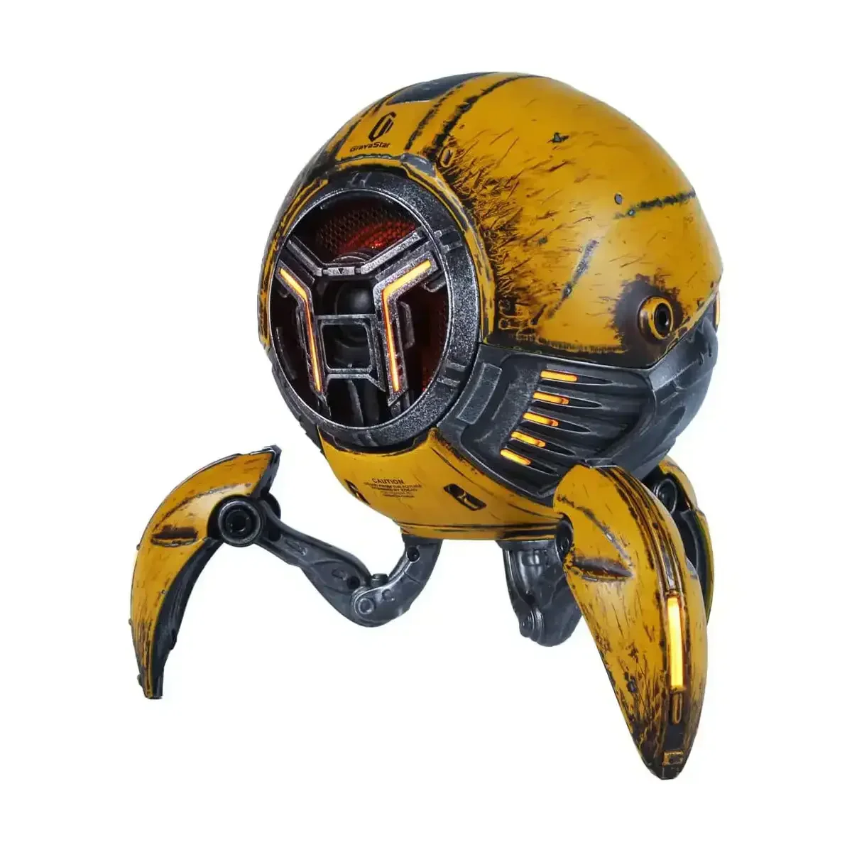 GravaStar - Mars Pro Special Edition War-Damaged Yellow Wireless Bluetooth Speaker - Bezprzewodowy Głośnik Bluetooth