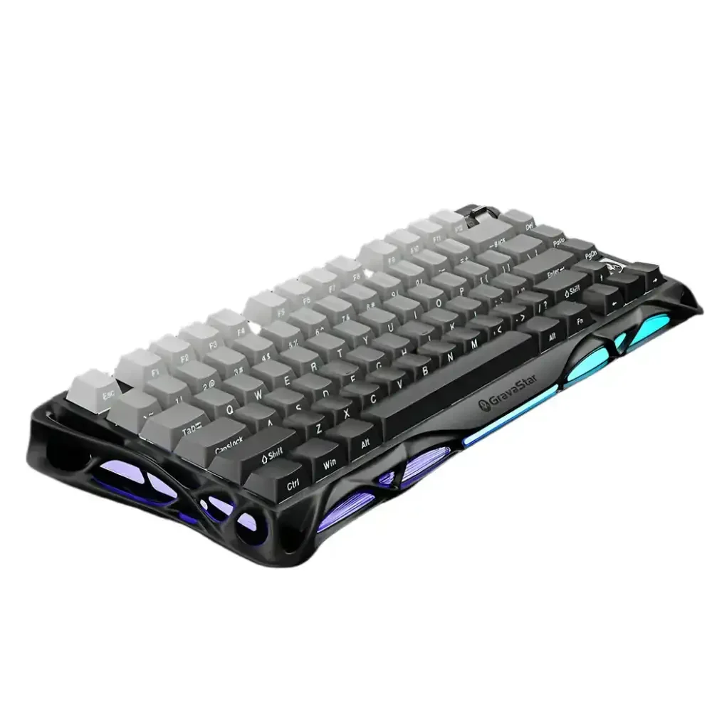 GravaStar - Mercury K1 Gradient Black Wireless Mechanical Keyboard - Bezprzewodowa Klawiatura Mechaniczna