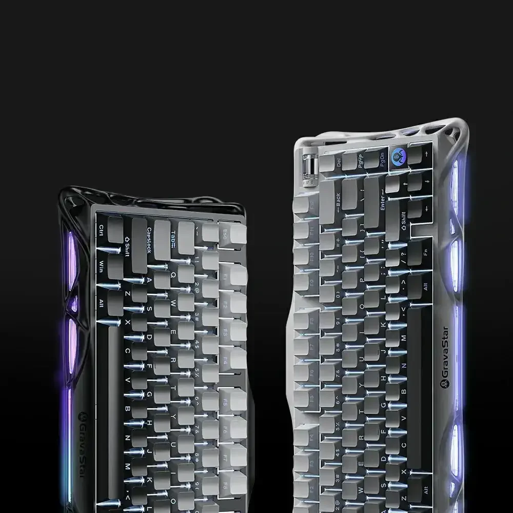 GravaStar - Mercury K1 Gradient Black Wireless Mechanical Keyboard - Bezprzewodowa Klawiatura Mechaniczna - Image 5