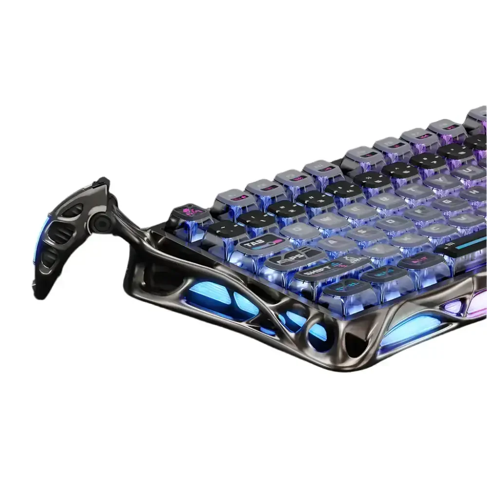 GravaStar - Mercury K1 Pro Special Edition Cyberpunk Wireless Mechanical Keyboard - Bezprzewodowa Klawiatura Mechaniczna - Image 2