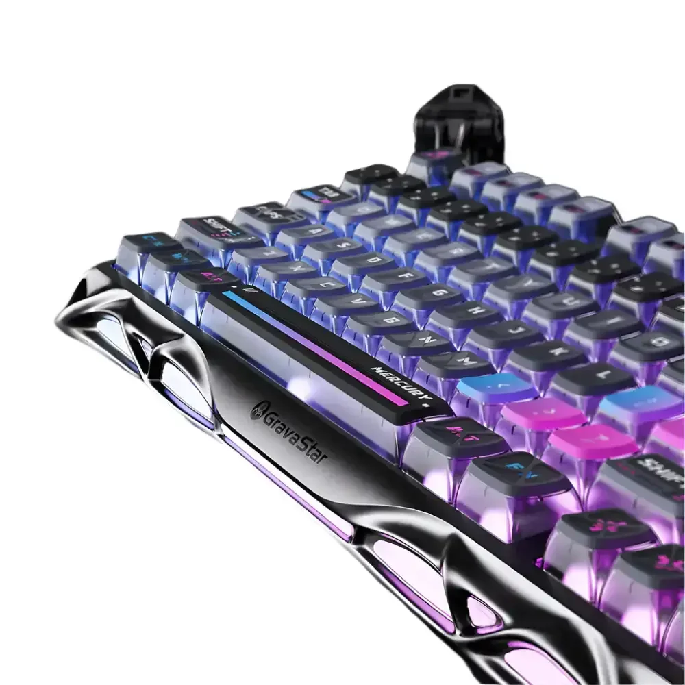 GravaStar - Mercury K1 Pro Special Edition Cyberpunk Wireless Mechanical Keyboard - Bezprzewodowa Klawiatura Mechaniczna - Image 3