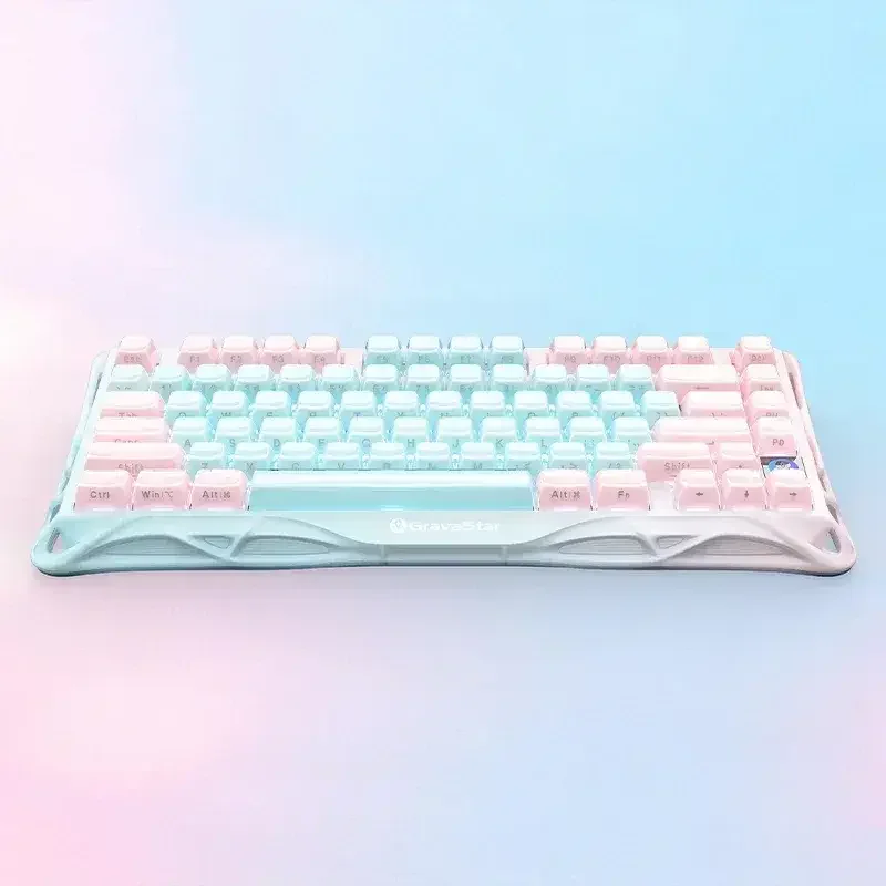GravaStar - Mercury K1 Lite Special Edition Aurora Mist Wireless Mechanical Keyboard - Bezprzewodowa Klawiatura Mechaniczna - Image 2