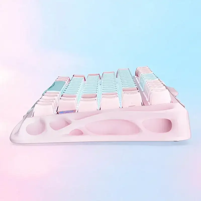 GravaStar - Mercury K1 Lite Special Edition Aurora Mist Wireless Mechanical Keyboard - Bezprzewodowa Klawiatura Mechaniczna - Image 5